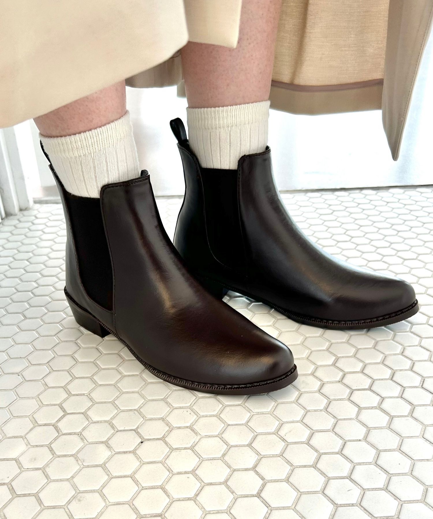 ORiental TRaffic「 ●晴雨兼用●【防水】レイン ショートブーツ /R-0009 厚手クッション入り」|ショートブーツ|