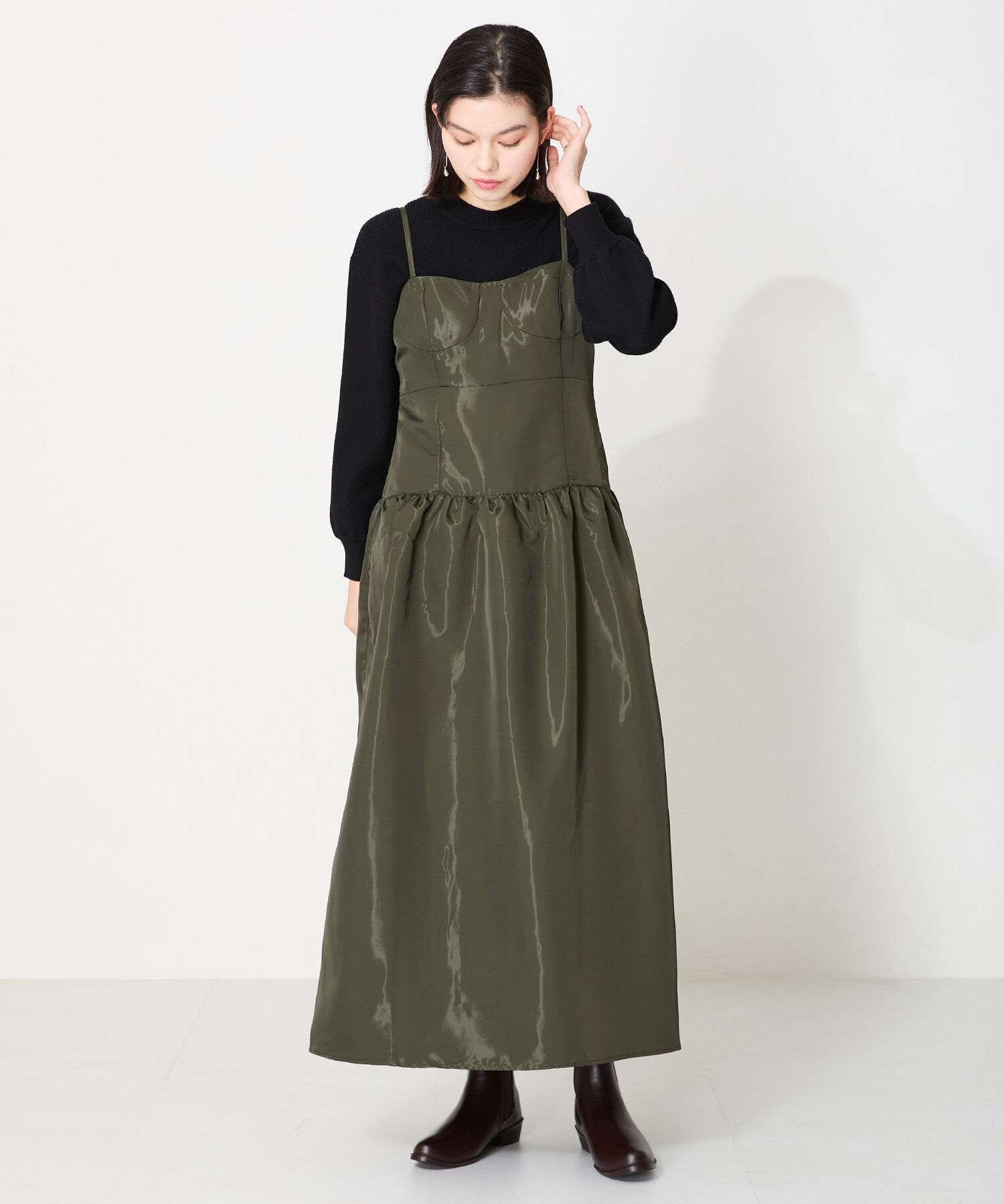 ORiental TRaffic「 ●晴雨兼用●【防水】レイン ショートブーツ /R-0009 厚手クッション入り」|ショートブーツ|