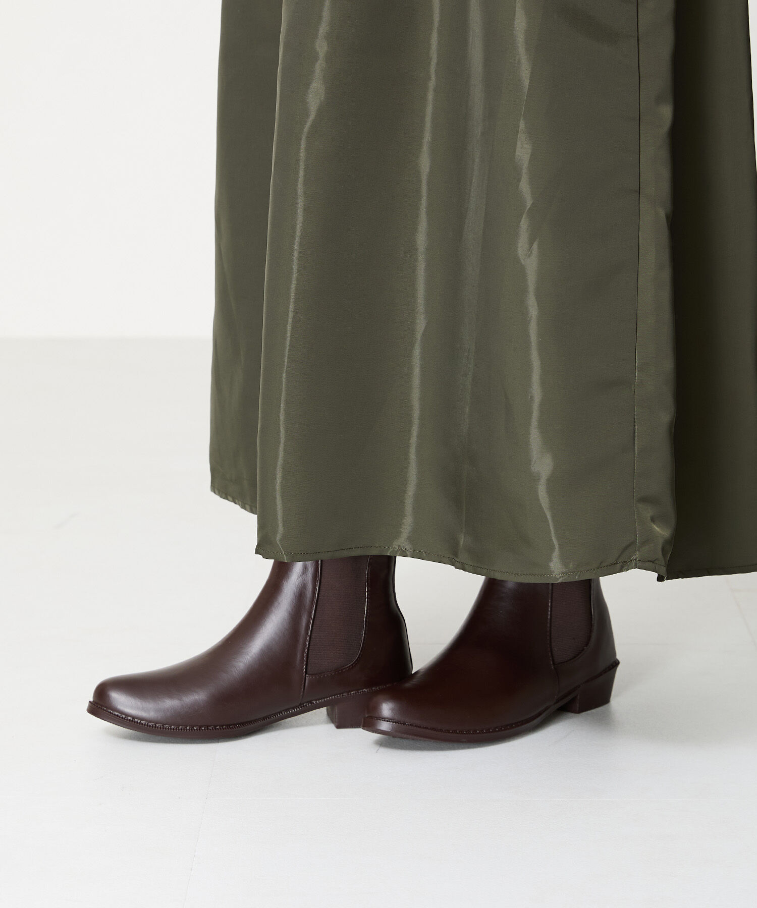 ORiental TRaffic「 ●晴雨兼用●【防水】レイン ショートブーツ /R-0009 厚手クッション入り」|ショートブーツ|