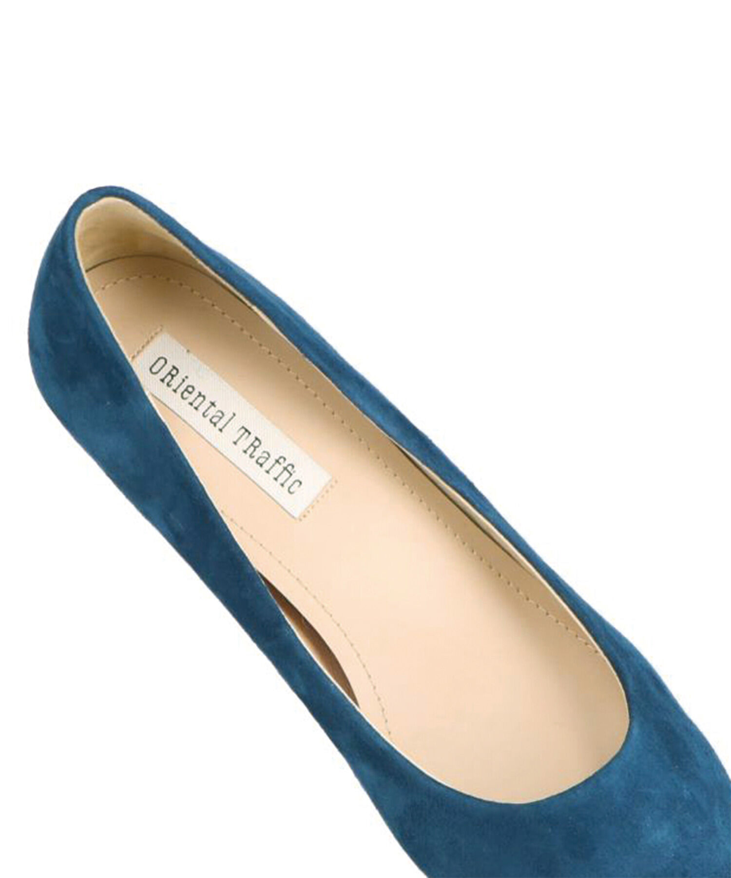 ORiental TRaffic「【アウトレット価格】本革スエードミドルヒールパンプス/R-6003」|パンプス|