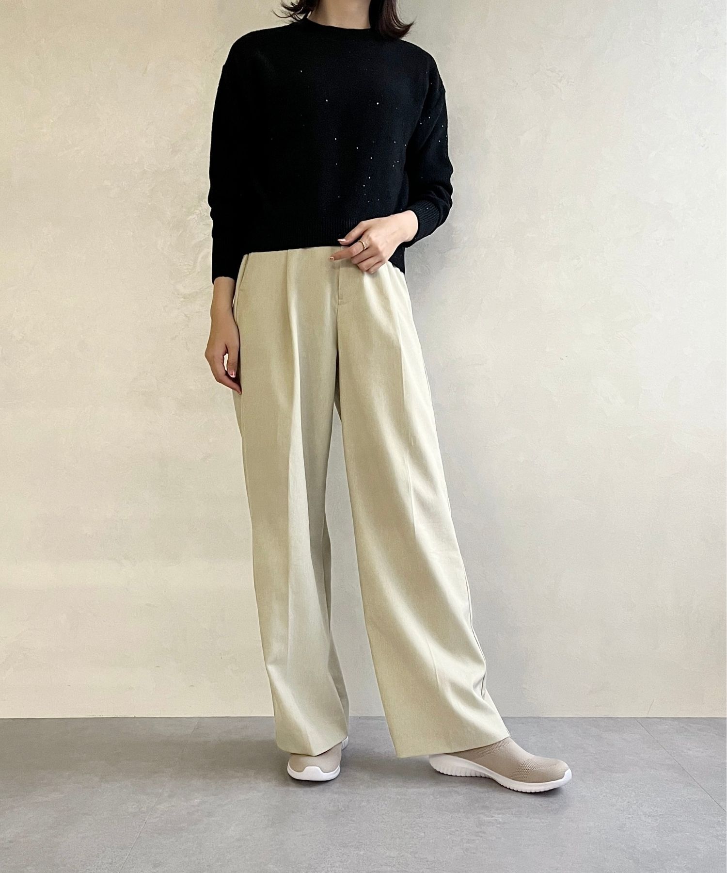 ORiental TRaffic「【累計19万足突破 】 ニット スニーカー /3709 柔らかい 伸縮性 軽量」|スニーカー|