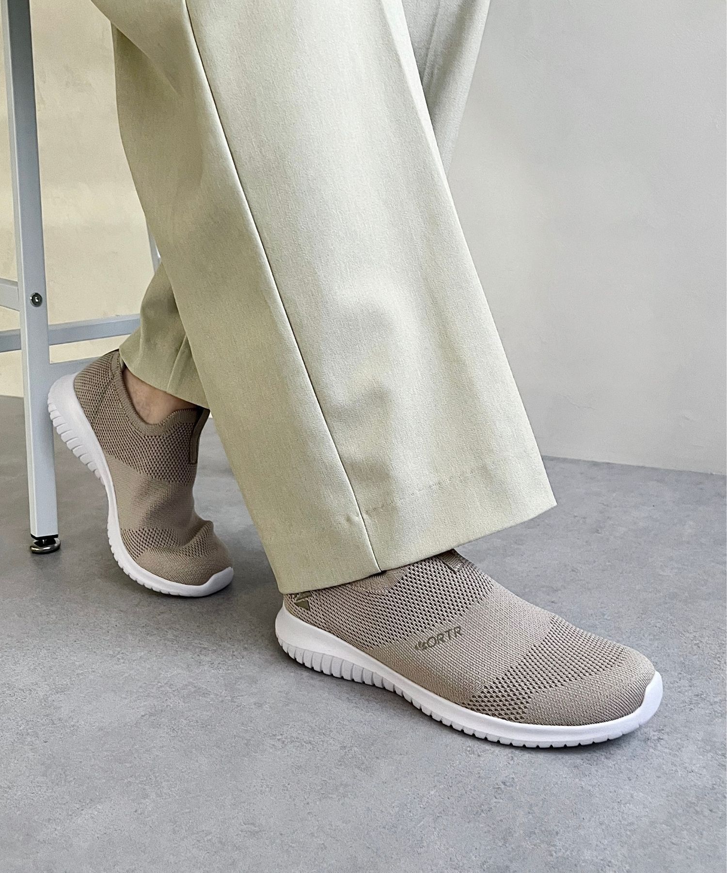 ORiental TRaffic「【累計19万足突破 】 ニット スニーカー /3709 柔らかい 伸縮性 軽量」|スニーカー|