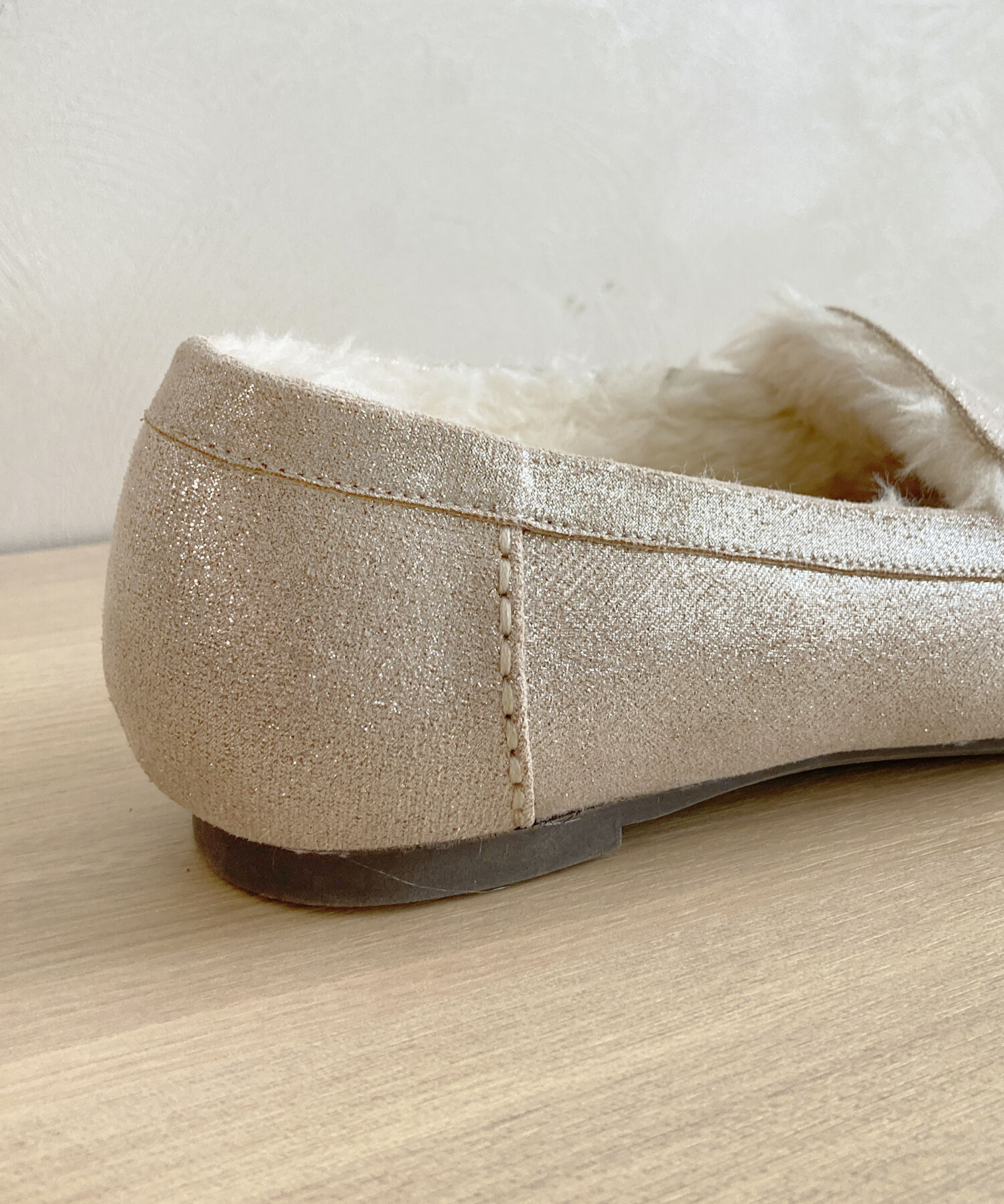 WA Oriental TRaffic「【累計5万足突破】 もこもこ ムートンシューズ /12311 モカシン フェイク ファー 再入荷 フラット」|パンプス|