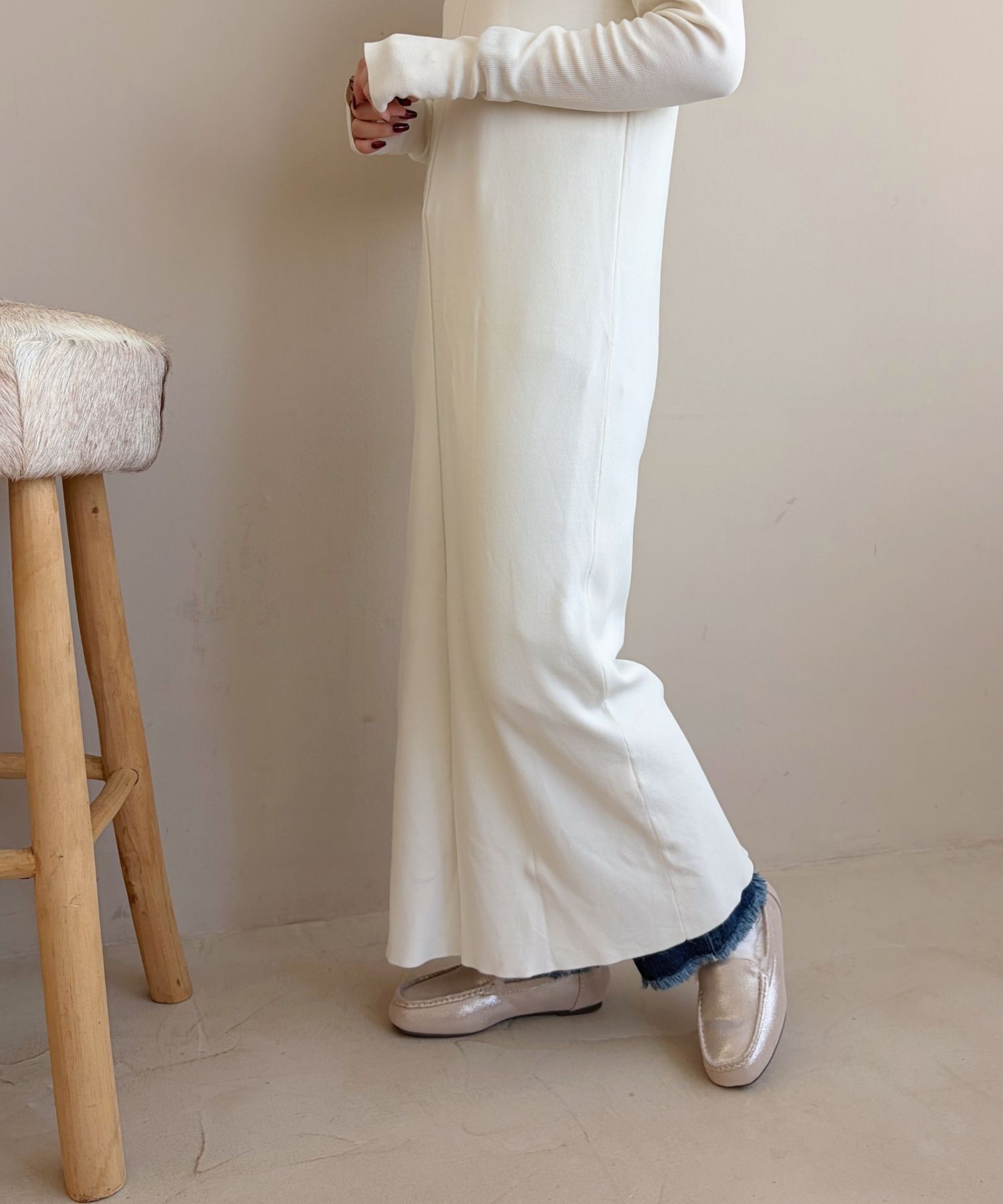 WA Oriental TRaffic「【累計5万足突破】 もこもこ ムートンシューズ /12311 モカシン フェイク ファー 再入荷 フラット」|パンプス|