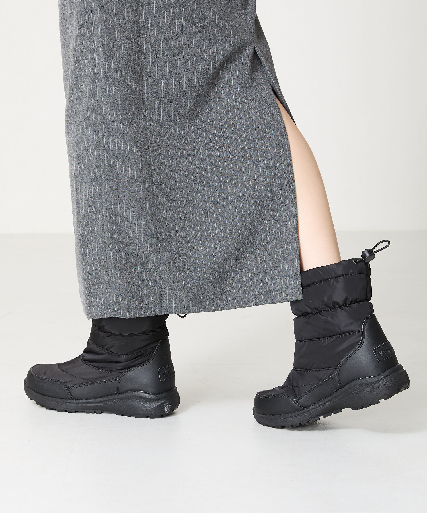 ORiental TRaffic「【 完全 防水 】 キルティング スノーブーツ /OT3401 撥水 雪 レイン」|ショートブーツ|