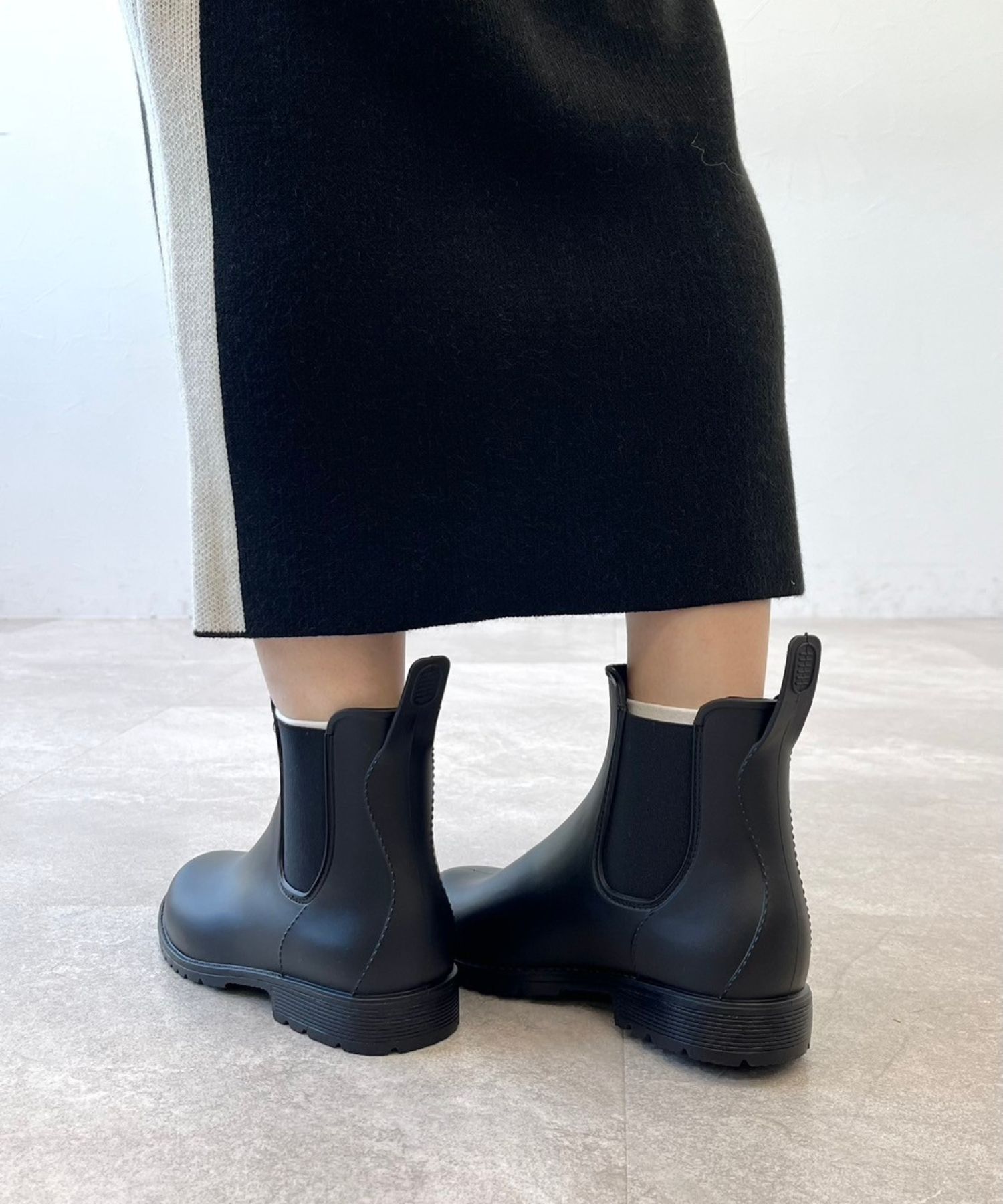 ORiental TRaffic「【累計6万足突破/ 防水 】 サイドゴア ラバー レインブーツ /R-0015 レインシューズ ショートブーツ」|レインシューズ|