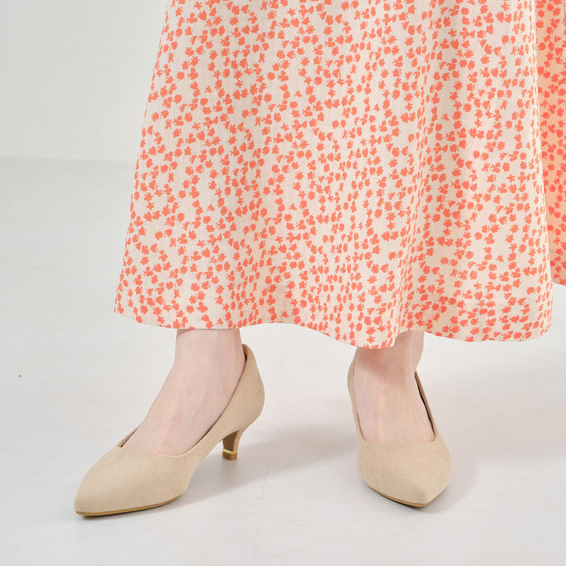 ORiental TRaffic「【跳べるパンプス/シリーズ累計１５０万足突破】メタリック ライン ヒール /R-3206 パンプス オケージョン」|パンプス|