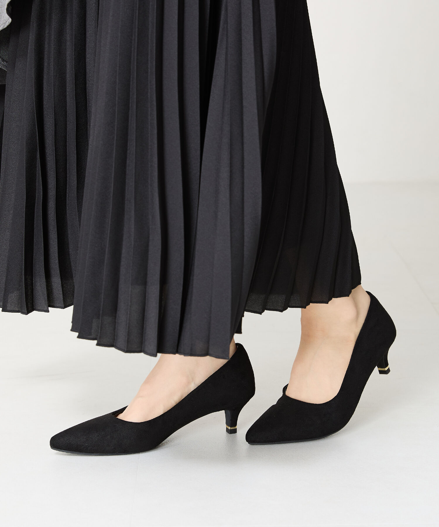 ORiental TRaffic「【跳べるパンプス/シリーズ累計１５０万足突破】メタリック ライン ヒール /R-3206 パンプス オケージョン」|パンプス|