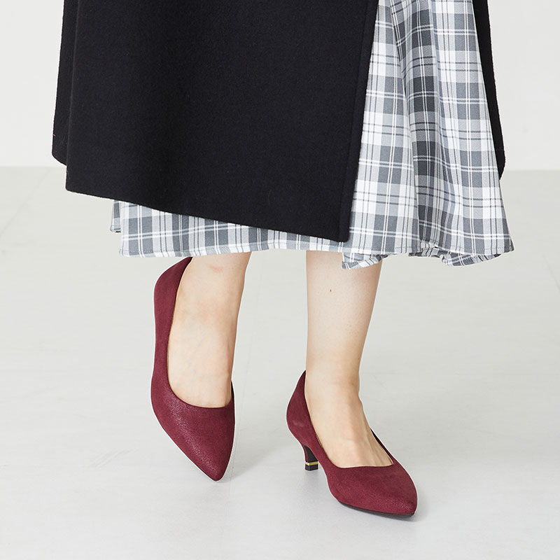 ORiental TRaffic「【跳べるパンプス/シリーズ累計１５０万足突破】メタリック ライン ヒール /R-3206 パンプス オケージョン」|パンプス|