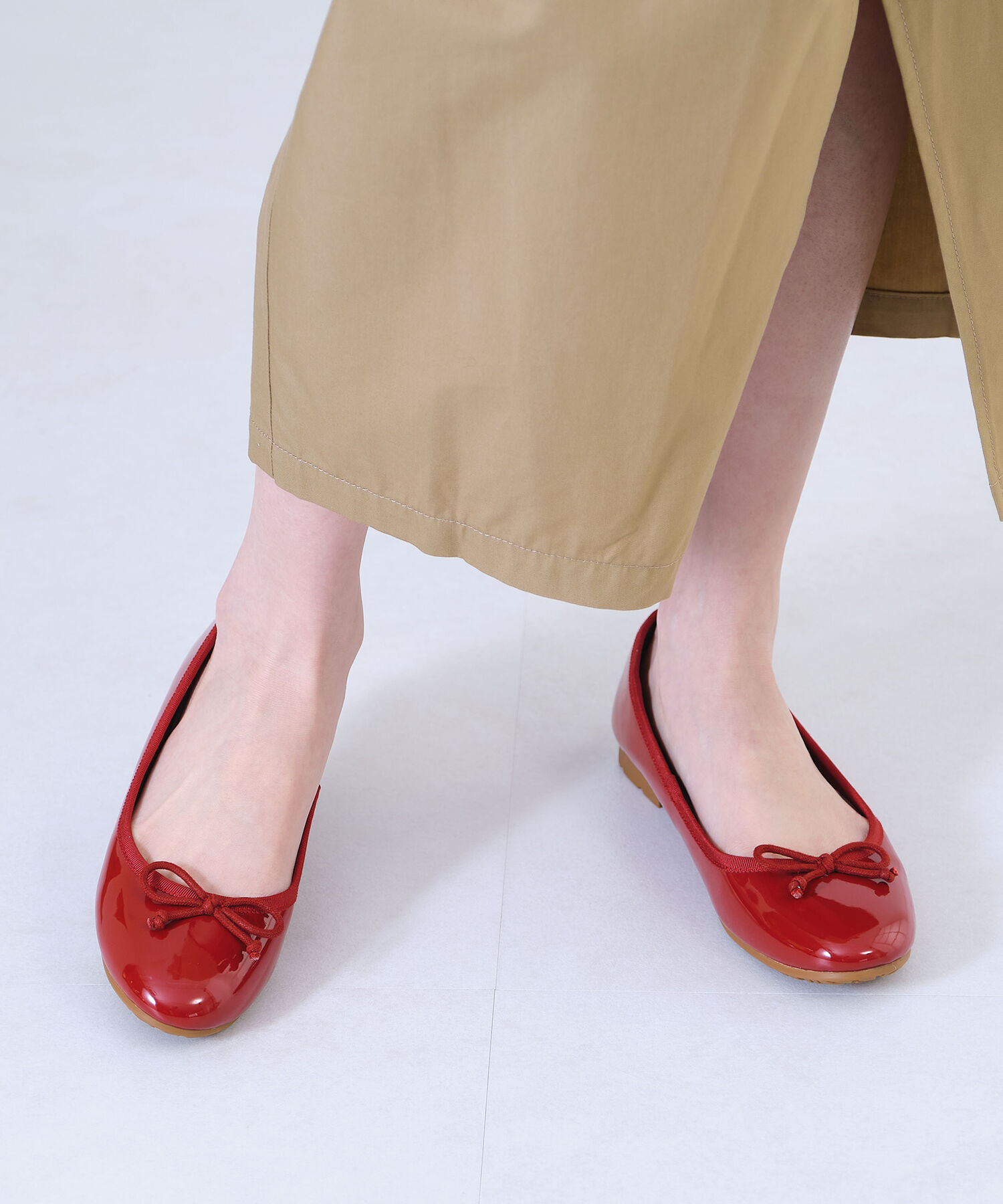 ORiental TRaffic「【防水】フラットヒールバレエレインパンプス/R-1015 レインシューズ レインパンプス 人気 トレンド」|パンプス|