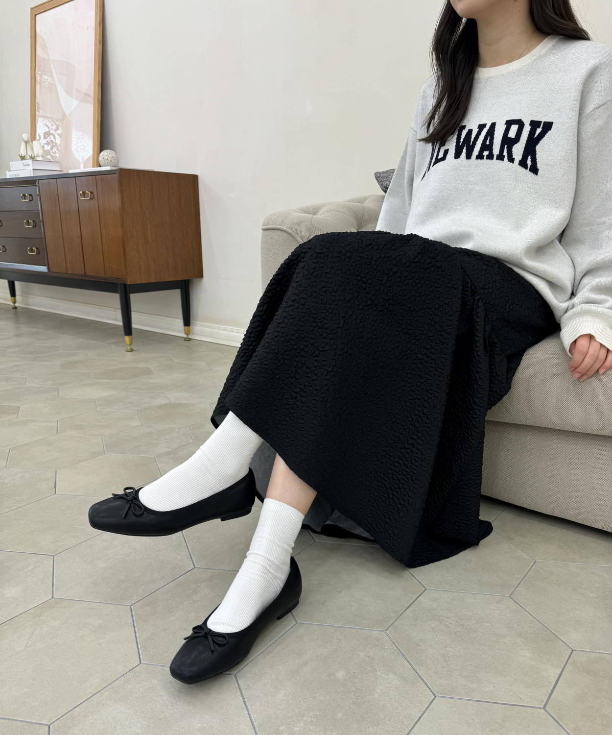 ORiental TRaffic「【跳べるパンプス/シリーズ累計１５０万足突破】 バレエ シューズ /R-3208 厚手クッション フラット」|パンプス|