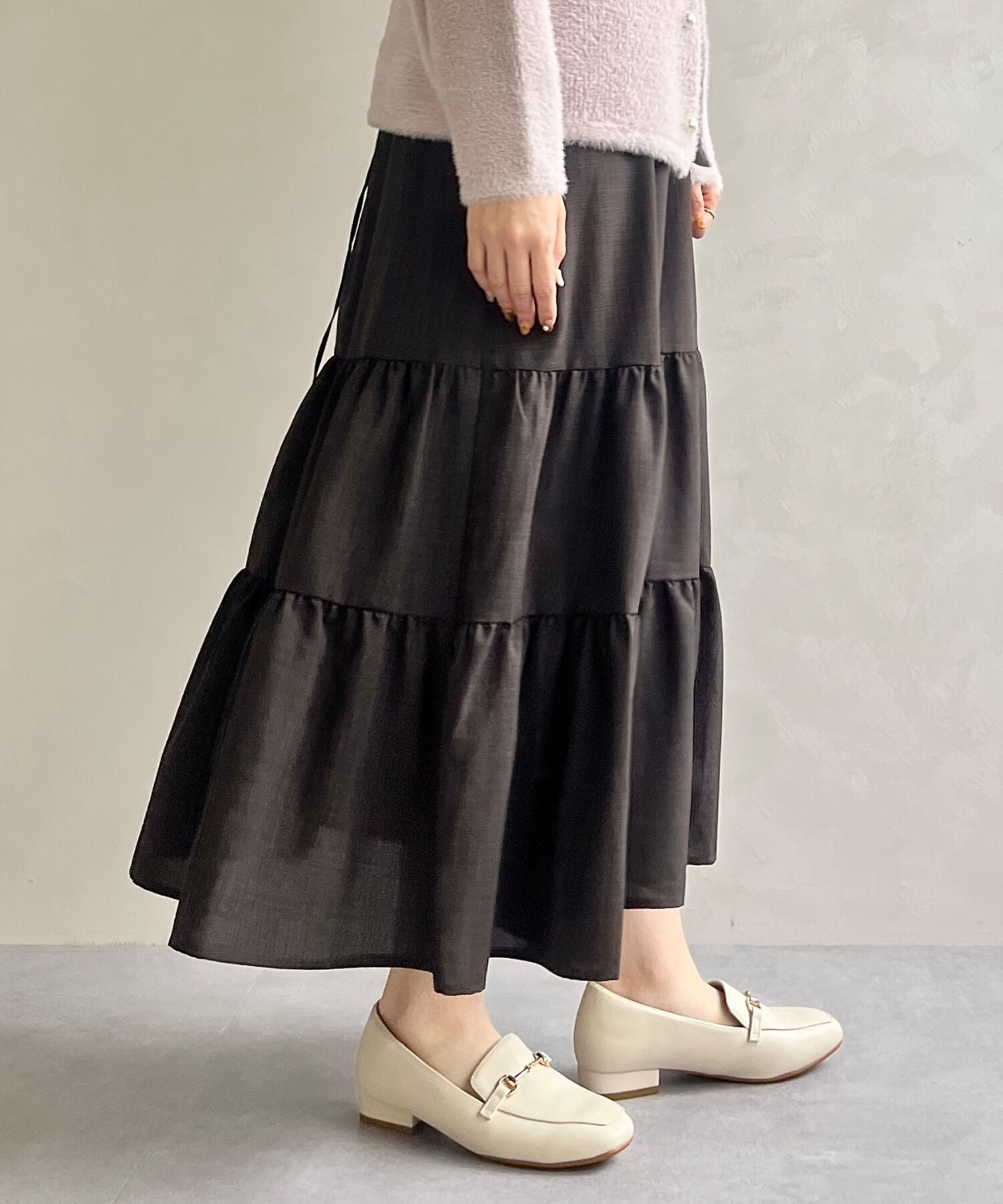 ORiental TRaffic「【跳べるパンプス/シリーズ累計１５０万足突破】スクエアトゥ ビット モチーフ  ローファー /R-3210」|パンプス|