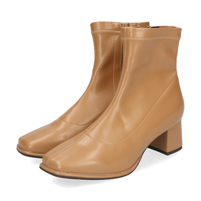 ORiental TRaffic「オーバースクエアトゥストレッチブーツ/21416」|ショートブーツ|