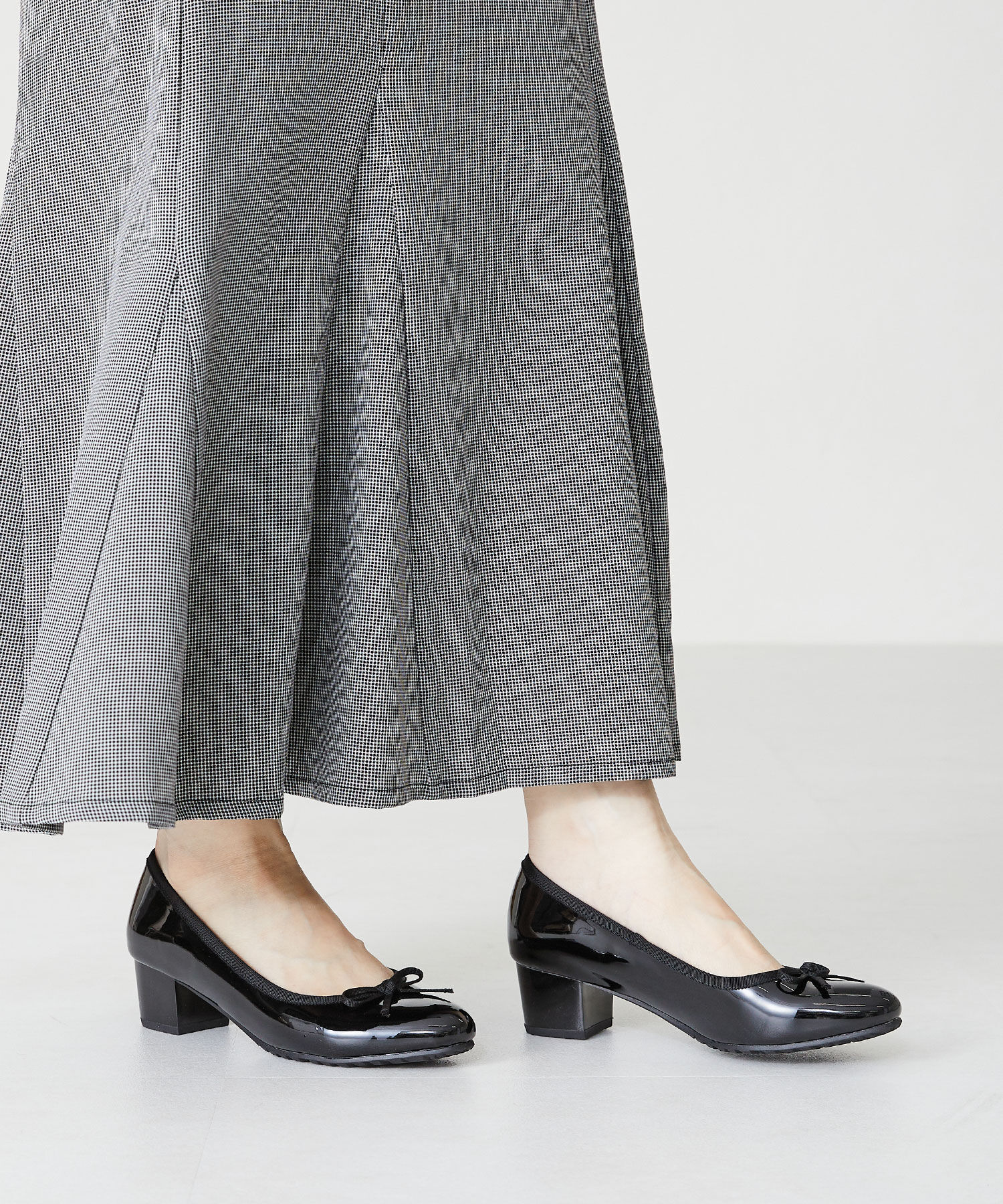 ORiental TRaffic「【防水】 ラウンドトゥ バレエ レイン パンプス /R-1017 バレエシューズ ヒール4.3ｃｍ」|パンプス|