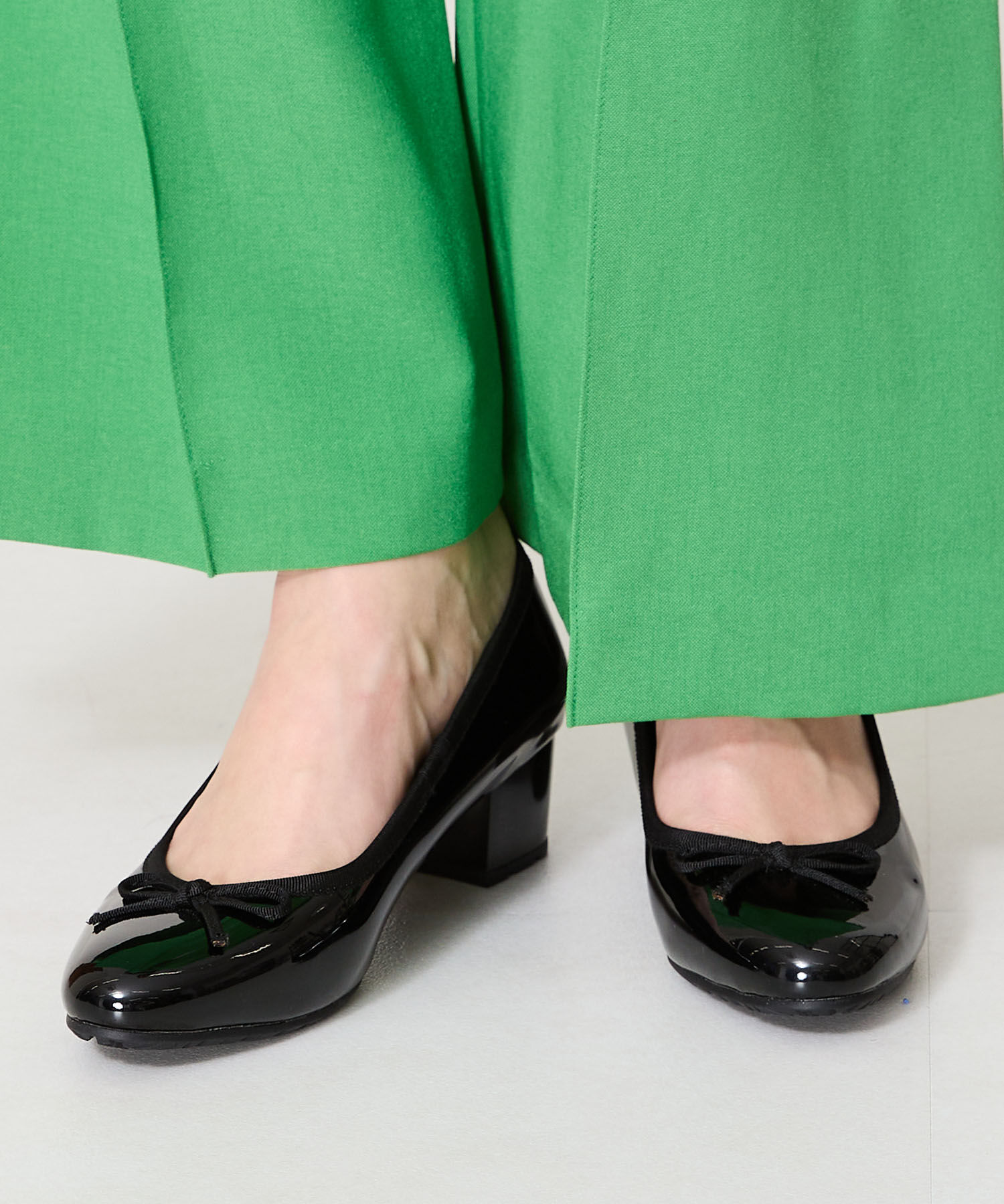 ORiental TRaffic「【防水】 ラウンドトゥ バレエ レイン パンプス /R-1017 バレエシューズ ヒール4.3ｃｍ」|パンプス|