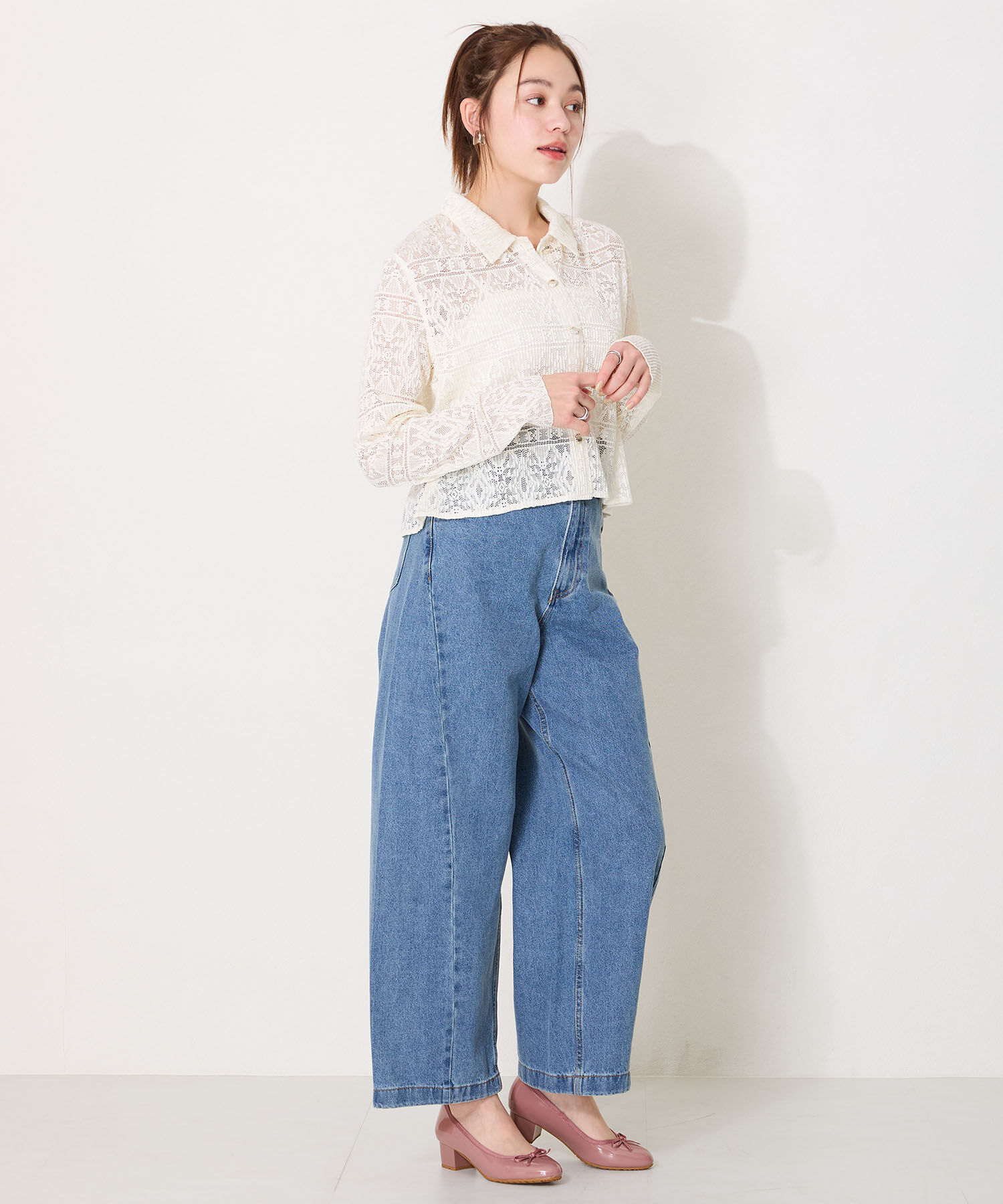 ORiental TRaffic「【防水】 ラウンドトゥ バレエ レイン パンプス /R-1017 バレエシューズ ヒール4.3ｃｍ」|パンプス|