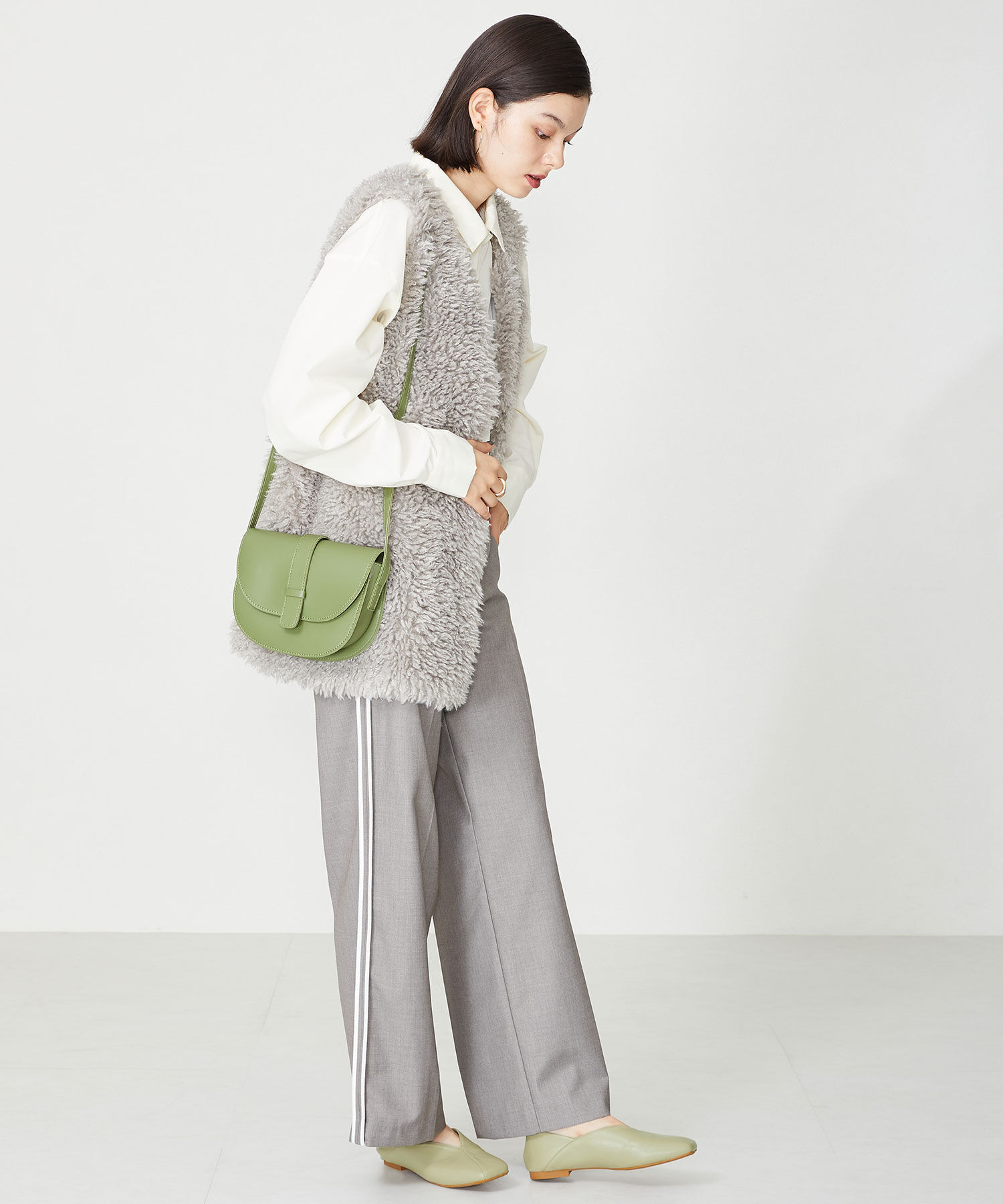 ORiental TRaffic「【アウトレット価格】スクエアトゥバブーシュ/R-3211 パンプス バブーシュ 柔らかい 人気 トレンド」|パンプス|