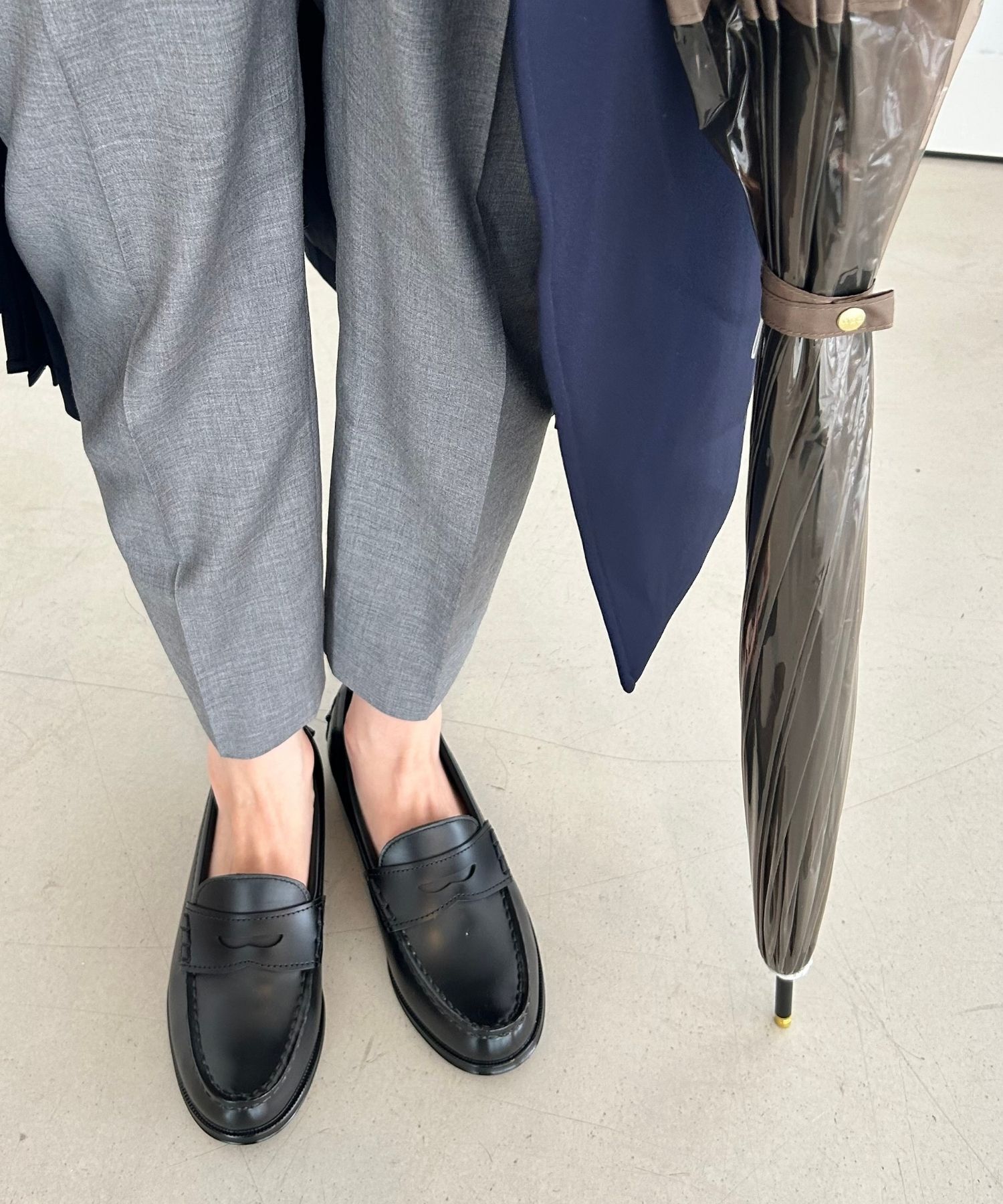 ORiental TRaffic「【防水】 レインローファー /R-1020 レインシューズ ローファー  晴雨兼用 通学 通勤」|パンプス|