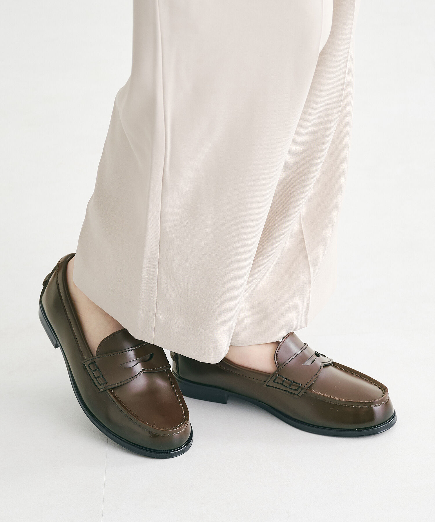 ORiental TRaffic「【防水】 レインローファー /R-1020 レインシューズ ローファー  晴雨兼用 通学 通勤」|パンプス|