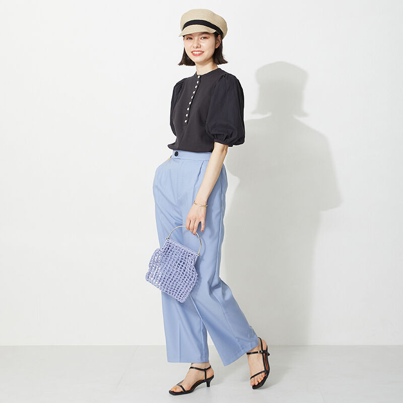 ORiental TRaffic「【トレンド】アシンメトリーナローストラップサンダル/31230 サンダル ヒール5.2cm」|サンダル|