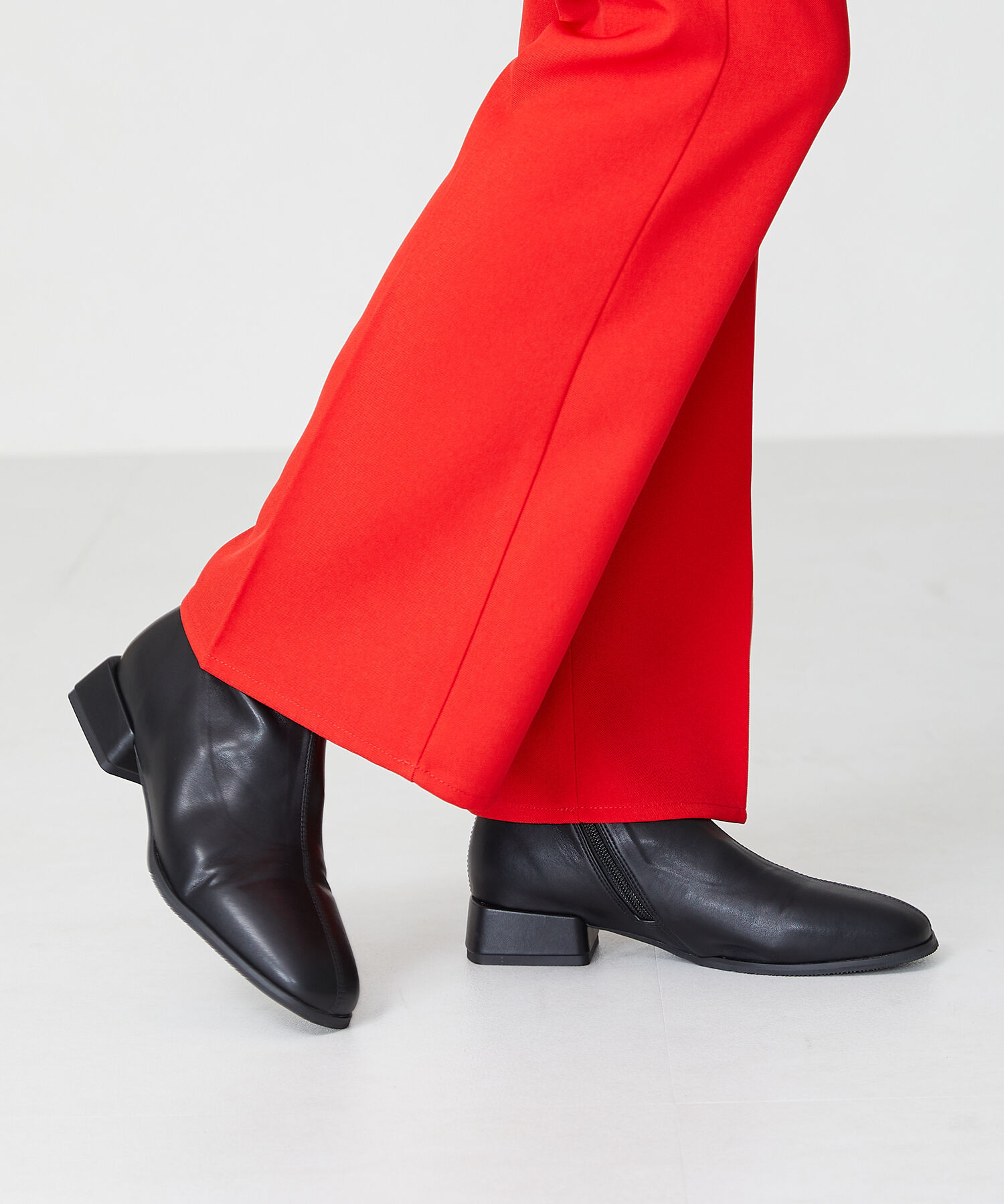 ORiental TRaffic「ストレッチフラットブーツ/31411」|ショートブーツ|