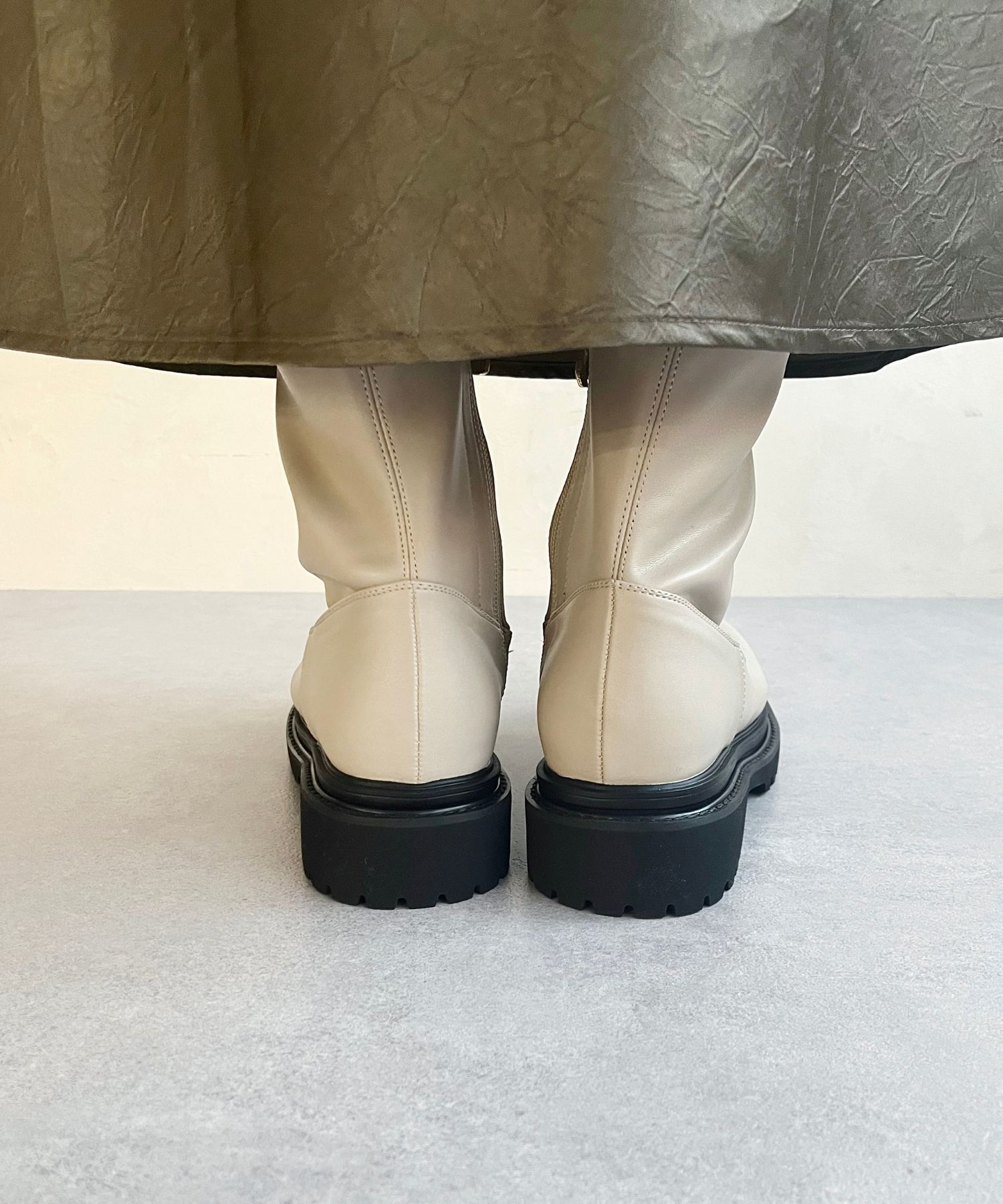 ORiental TRaffic「タンクソールストレッチブーツ/31414」|ショートブーツ|