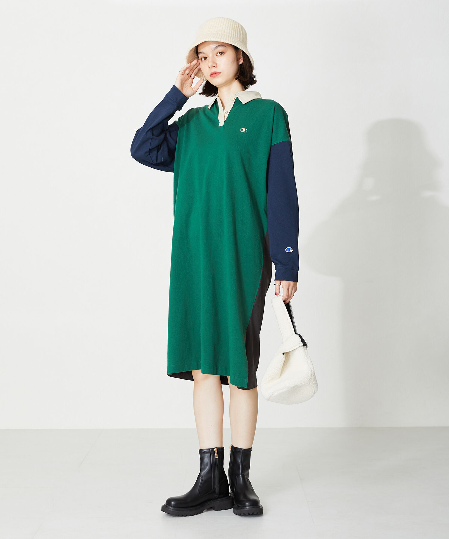 ORiental TRaffic「タンクソールストレッチブーツ/31414」|ショートブーツ|