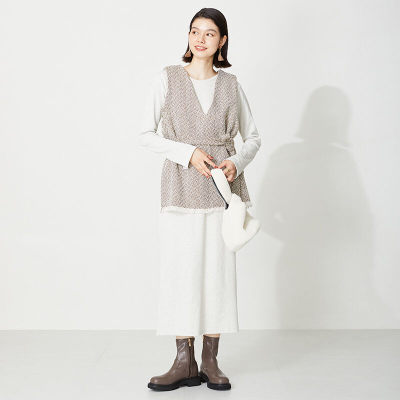 ORiental TRaffic「タンクソールストレッチブーツ/31414」|ショートブーツ|