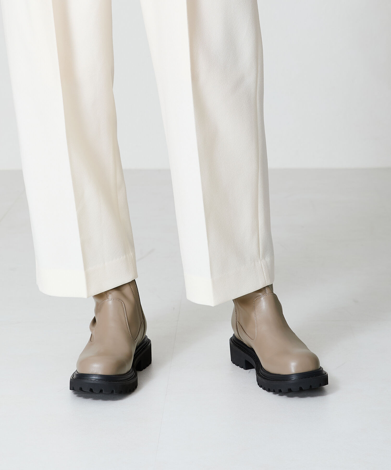 ORiental TRaffic「タンクソールストレッチブーツ/31414」|ショートブーツ|