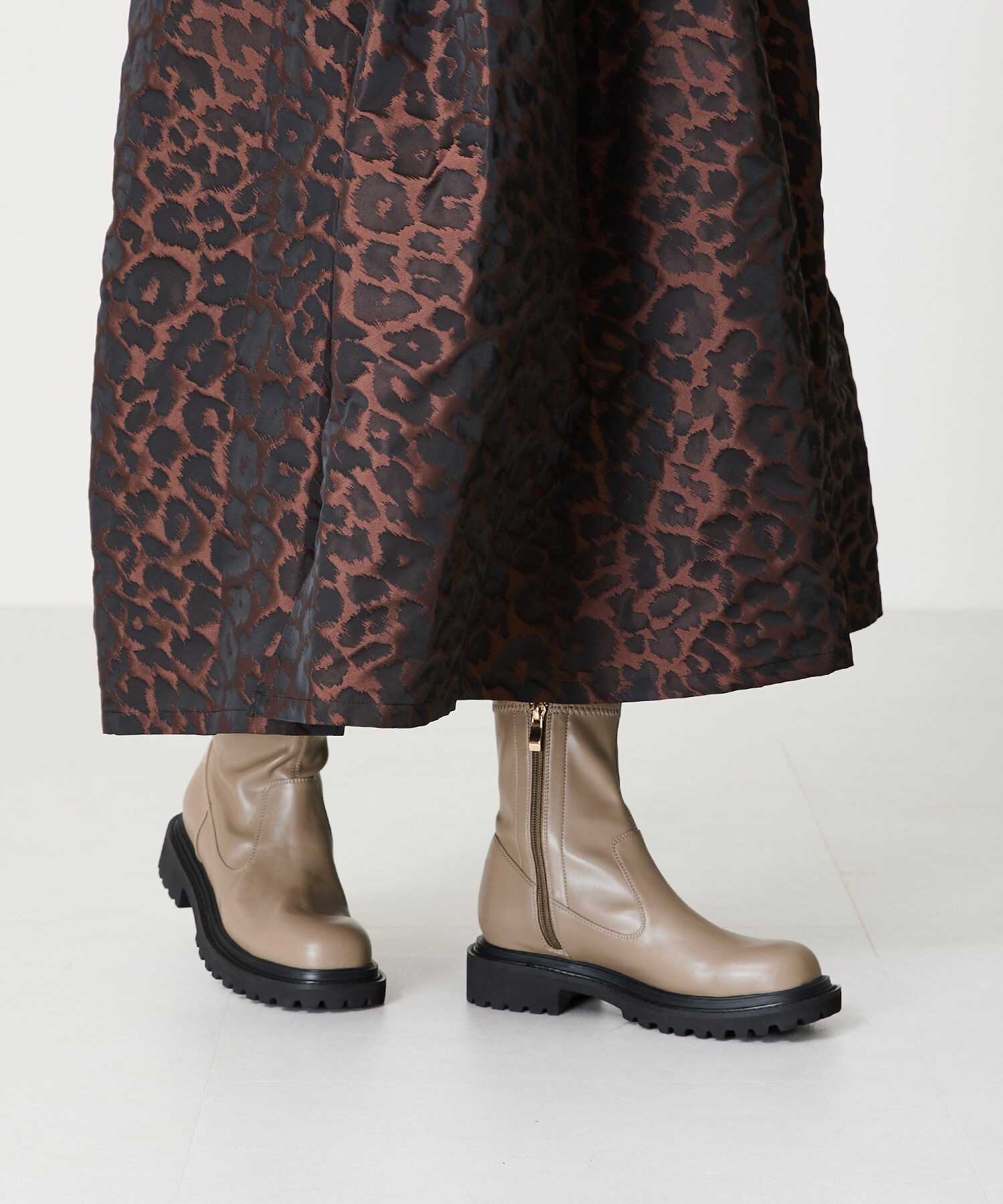 ORiental TRaffic「タンクソールストレッチブーツ/31414」|ショートブーツ|