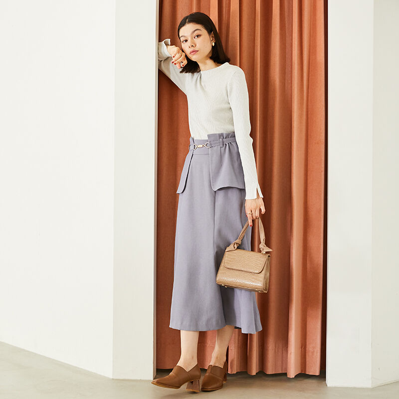 ORiental TRaffic「【トレンド】ウッドヒール甲深パンプス/31311 パンプス 人気 カジュアル ヒール5.5cm シンプル」|パンプス|