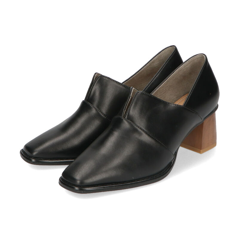 ORiental TRaffic「【トレンド】ウッドヒール甲深パンプス/31311 パンプス 人気 カジュアル ヒール5.5cm シンプル」|パンプス|