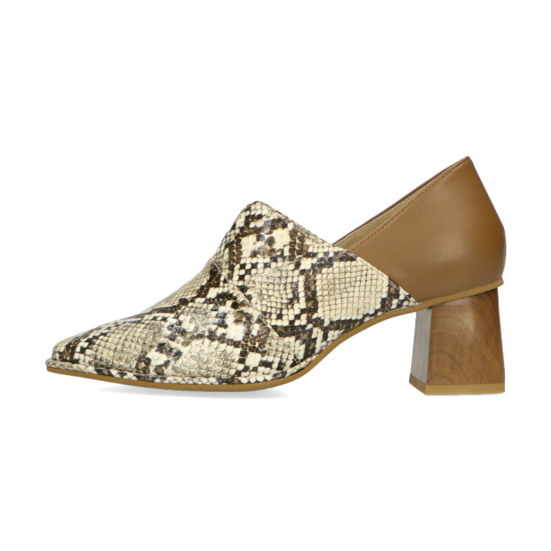 ORiental TRaffic「【トレンド】ウッドヒール甲深パンプス/31311 パンプス 人気 カジュアル ヒール5.5cm シンプル」|パンプス|