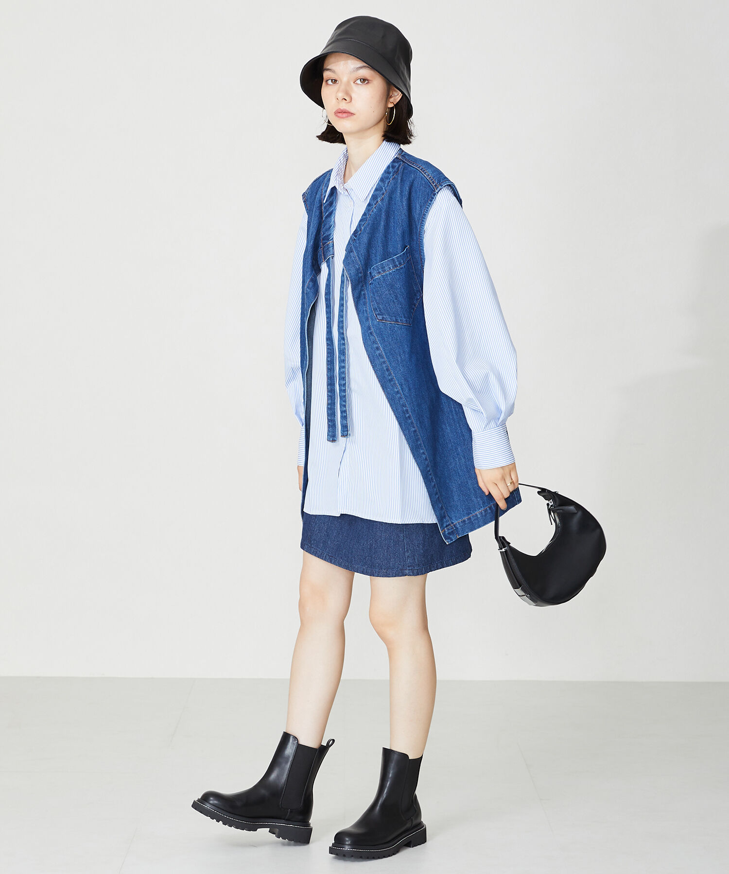 ORiental TRaffic「スクエアトゥチェルシーブーツ/31410」|ショートブーツ|