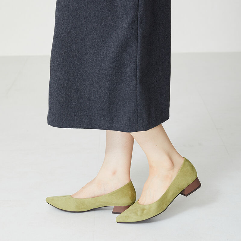 WA Oriental TRaffic「バイカラーポインテッドトゥパンプス/32307」|パンプス|GREEN