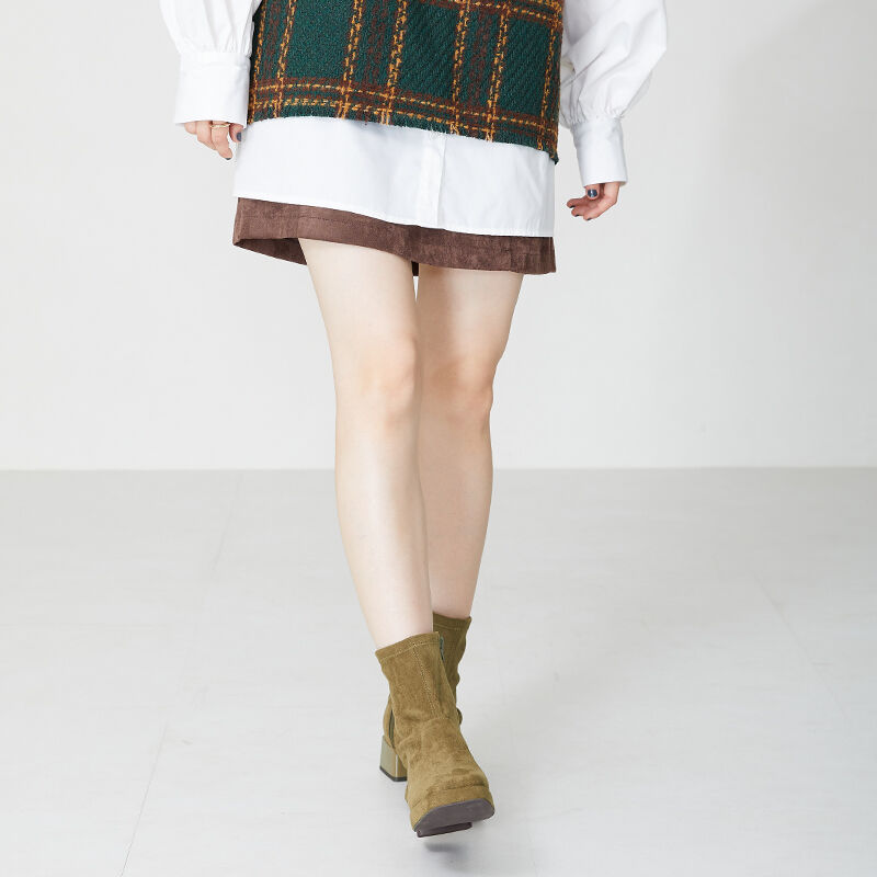 WA Oriental TRaffic「プラットフォームストレッチブーツ/32405」|ショートブーツ|