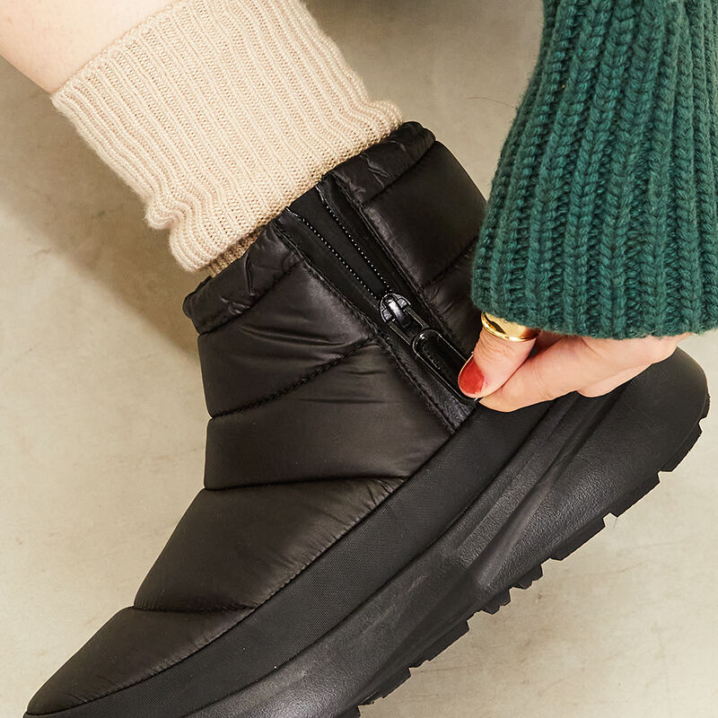 ORiental TRaffic「サイドジップスノーブーツ/OT3405」|モカシン|