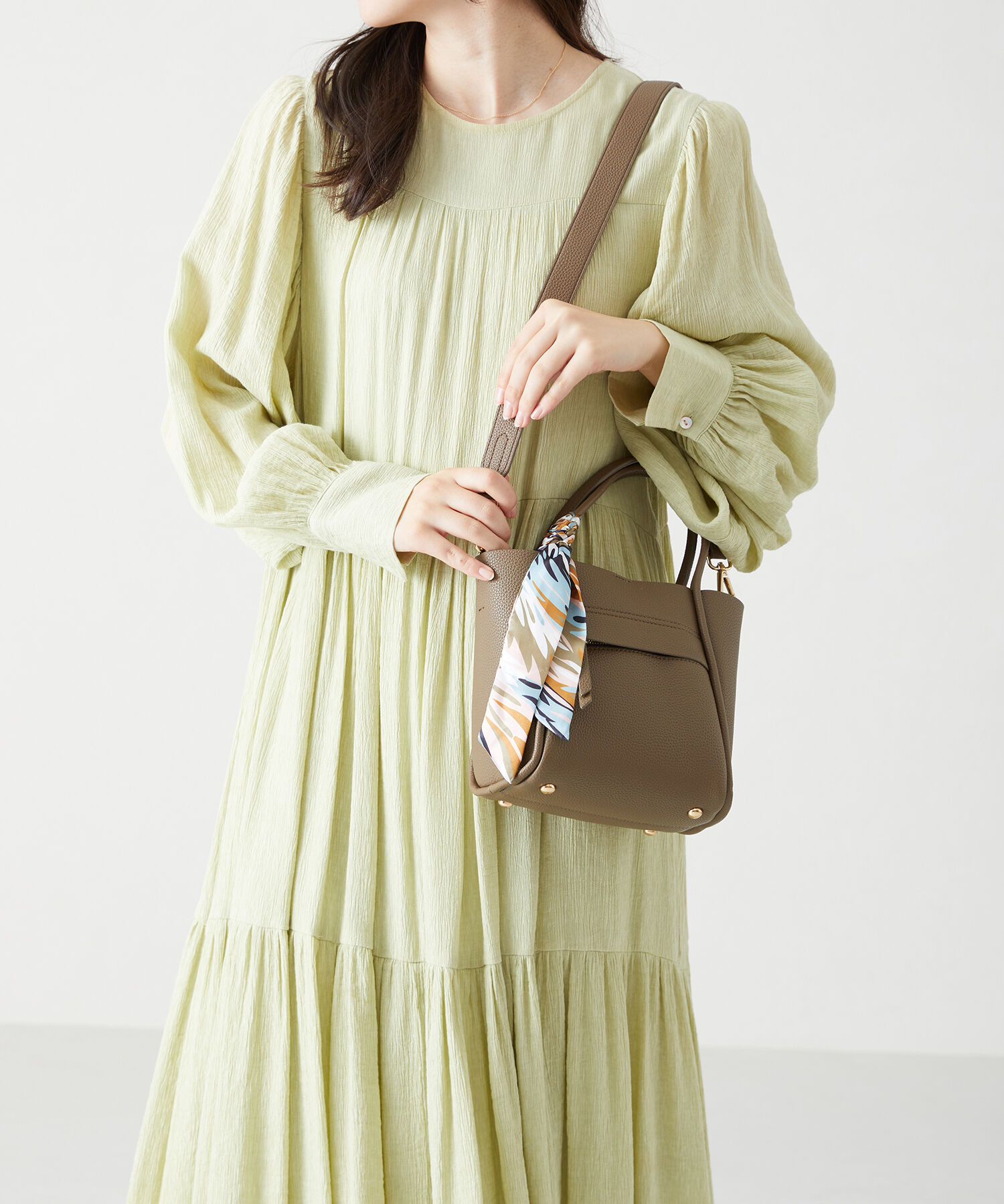 ORiental TRaffic「スカーフ付きハンドバッグ/BA-209」|ショルダー・メッセンジャー|