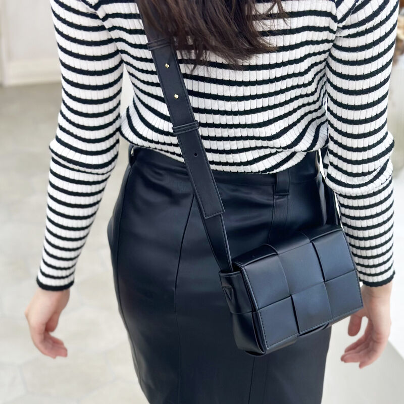 ORiental TRaffic「【BAG】編み込みショルダーバッグ/BA-213 ハンドバッグ ショルダーバッグ」|ショルダー・メッセンジャー|