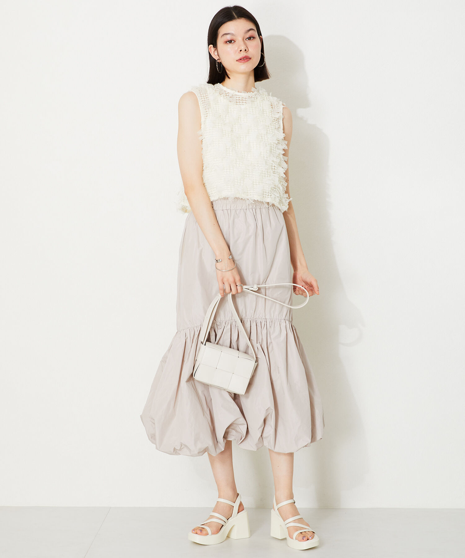 ORiental TRaffic「【BAG】編み込みショルダーバッグ/BA-213 ハンドバッグ ショルダーバッグ」|ショルダー・メッセンジャー|