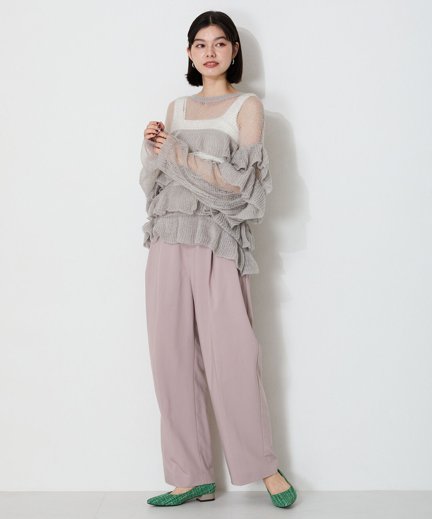 WA Oriental TRaffic「【追加】バイカラーポインテッドトゥパンプス/42302 トレンド　人気 オフィスカジュアル」|パンプス|