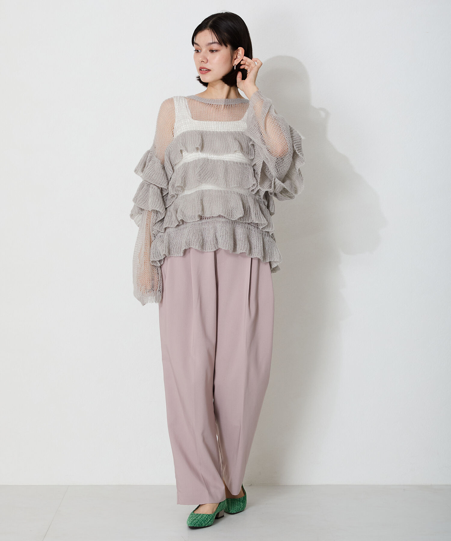 WA Oriental TRaffic「【追加】バイカラーポインテッドトゥパンプス/42302 トレンド　人気 オフィスカジュアル」|パンプス|