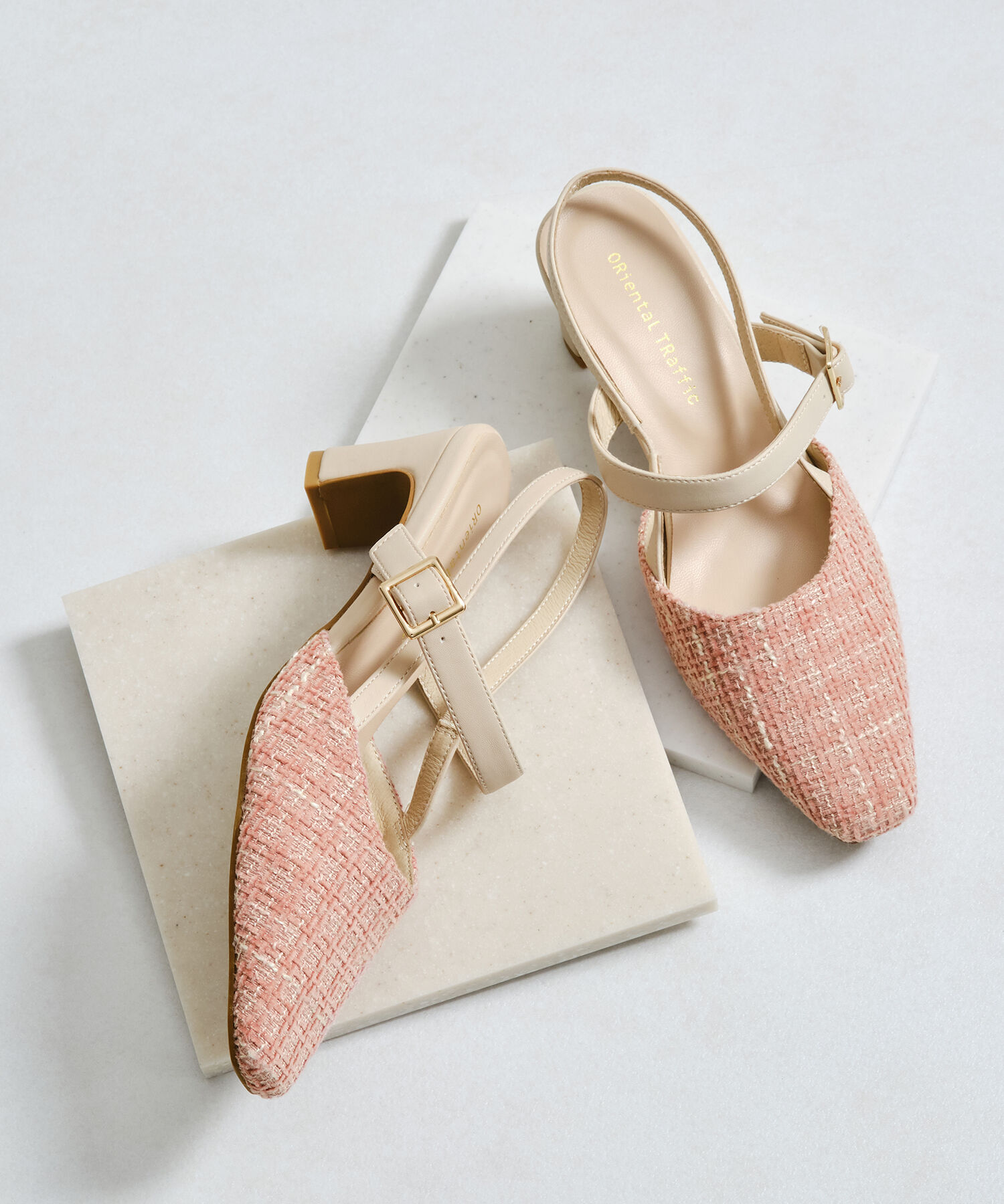 ORiental TRaffic「バック ストラップ パンプス /41301」|パンプス|PINK