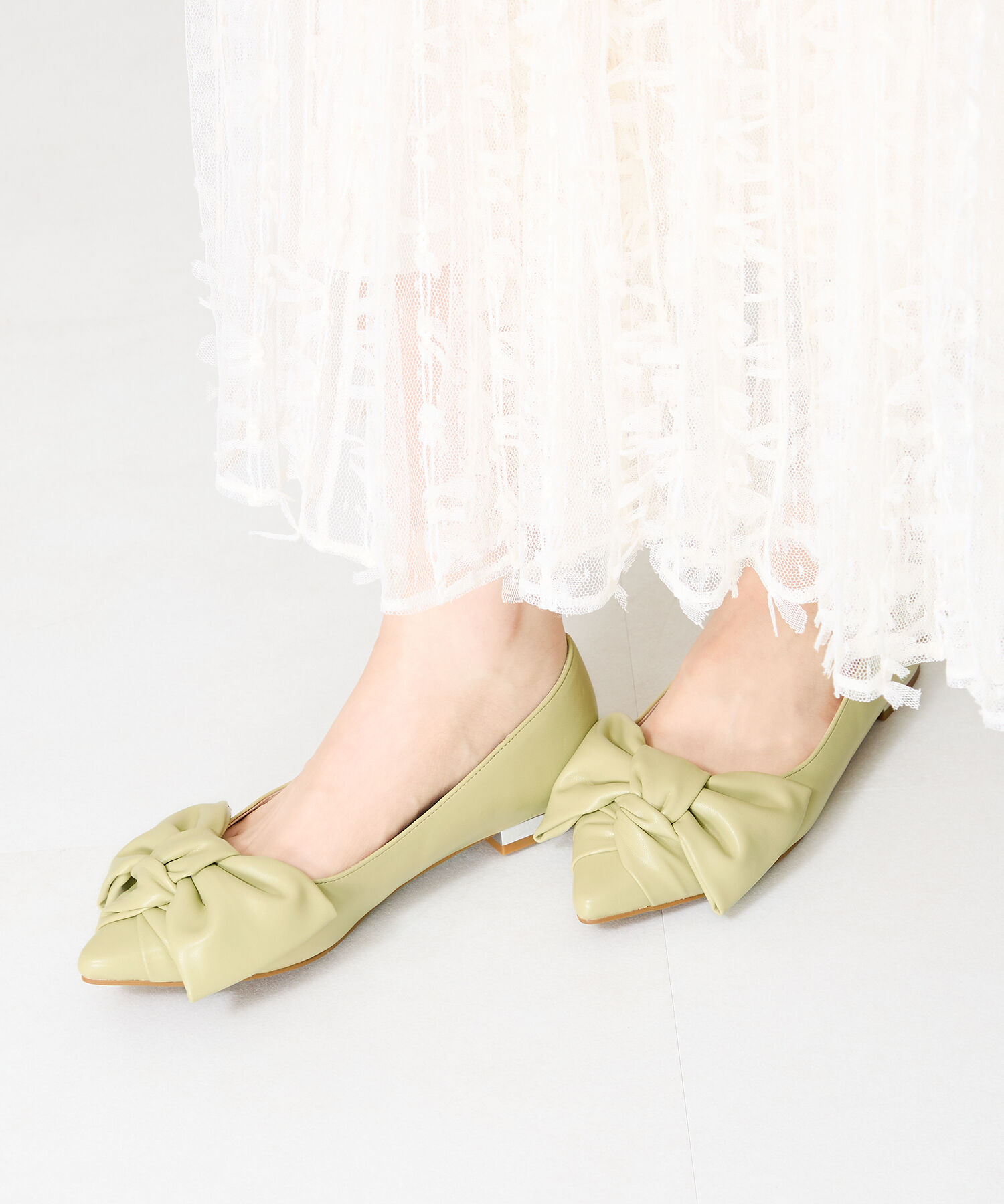 ORiental TRaffic「ビッグリボン フラット パンプス /41302 」|パンプス|