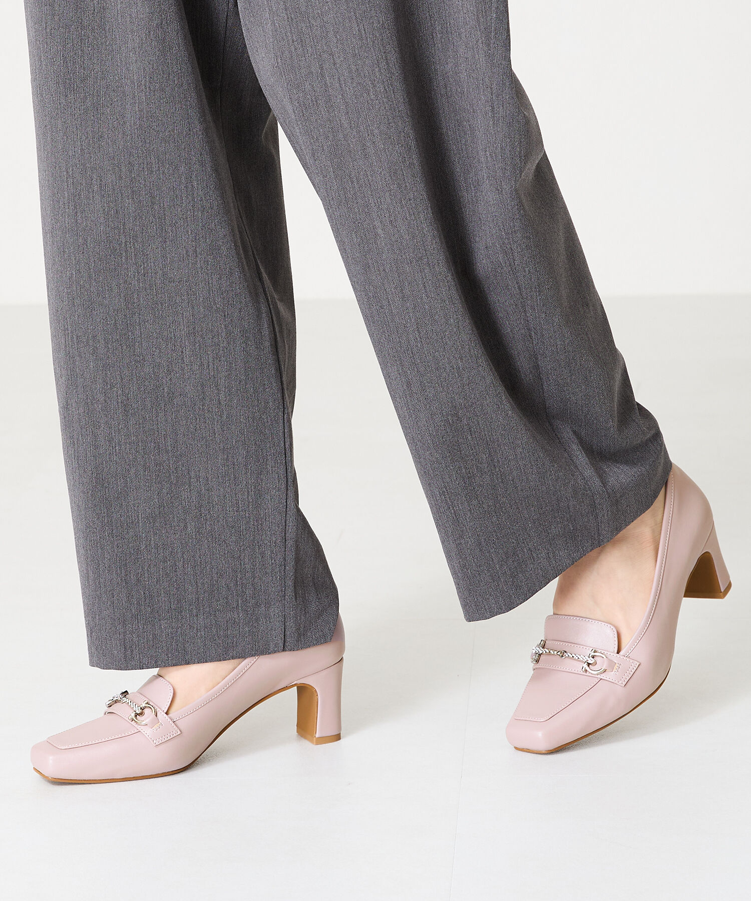 ORiental TRaffic「ビットローファーヒールパンプス/41304」|パンプス|