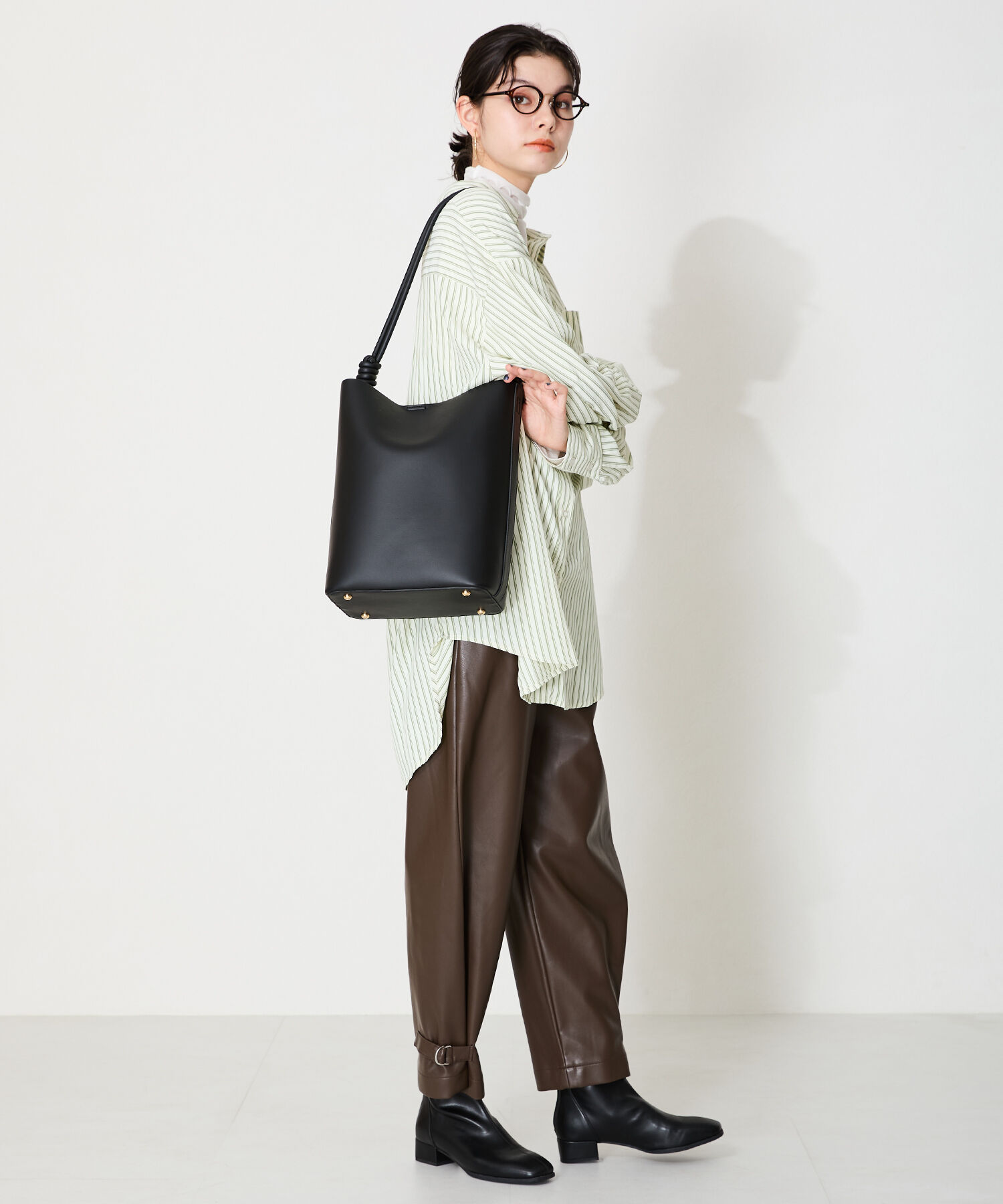 WA Oriental TRaffic「バック ジップ スクエアトゥ ストレッチ ブーツ /42403」|ショートブーツ|