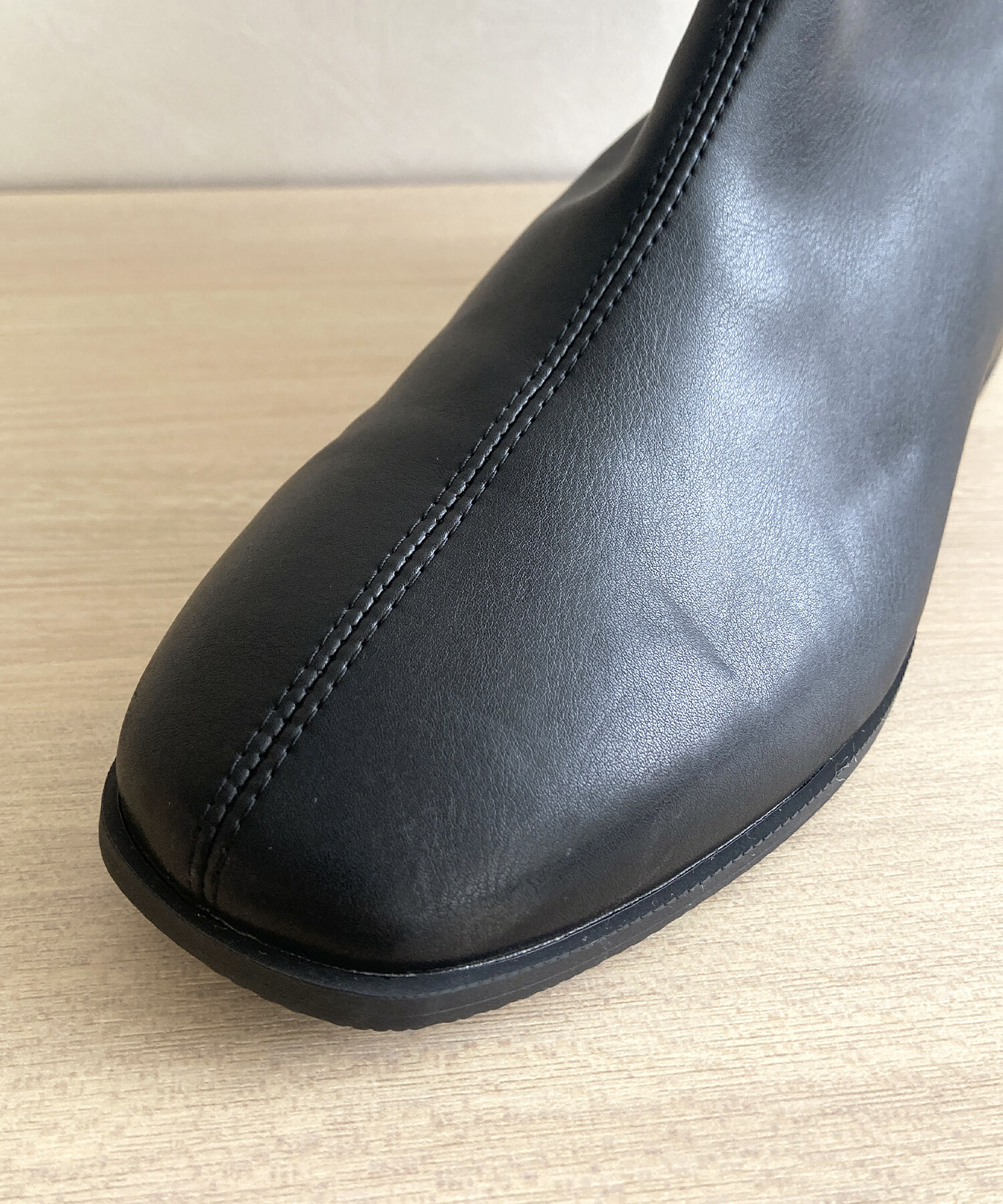 WA Oriental TRaffic「バック ジップ スクエアトゥ ストレッチ ブーツ /42403」|ショートブーツ|