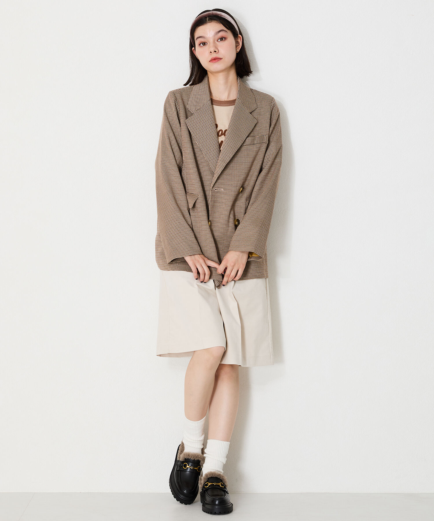 ORiental TRaffic「ビット モチーフ ファー ローファー /41313」|ローファー|