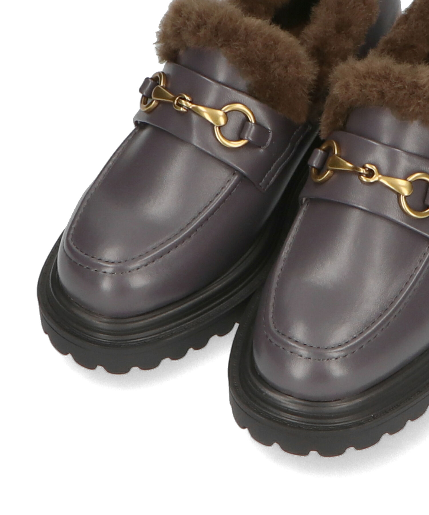 ORiental TRaffic「ビット モチーフ ファー ローファー /41313」|ローファー|