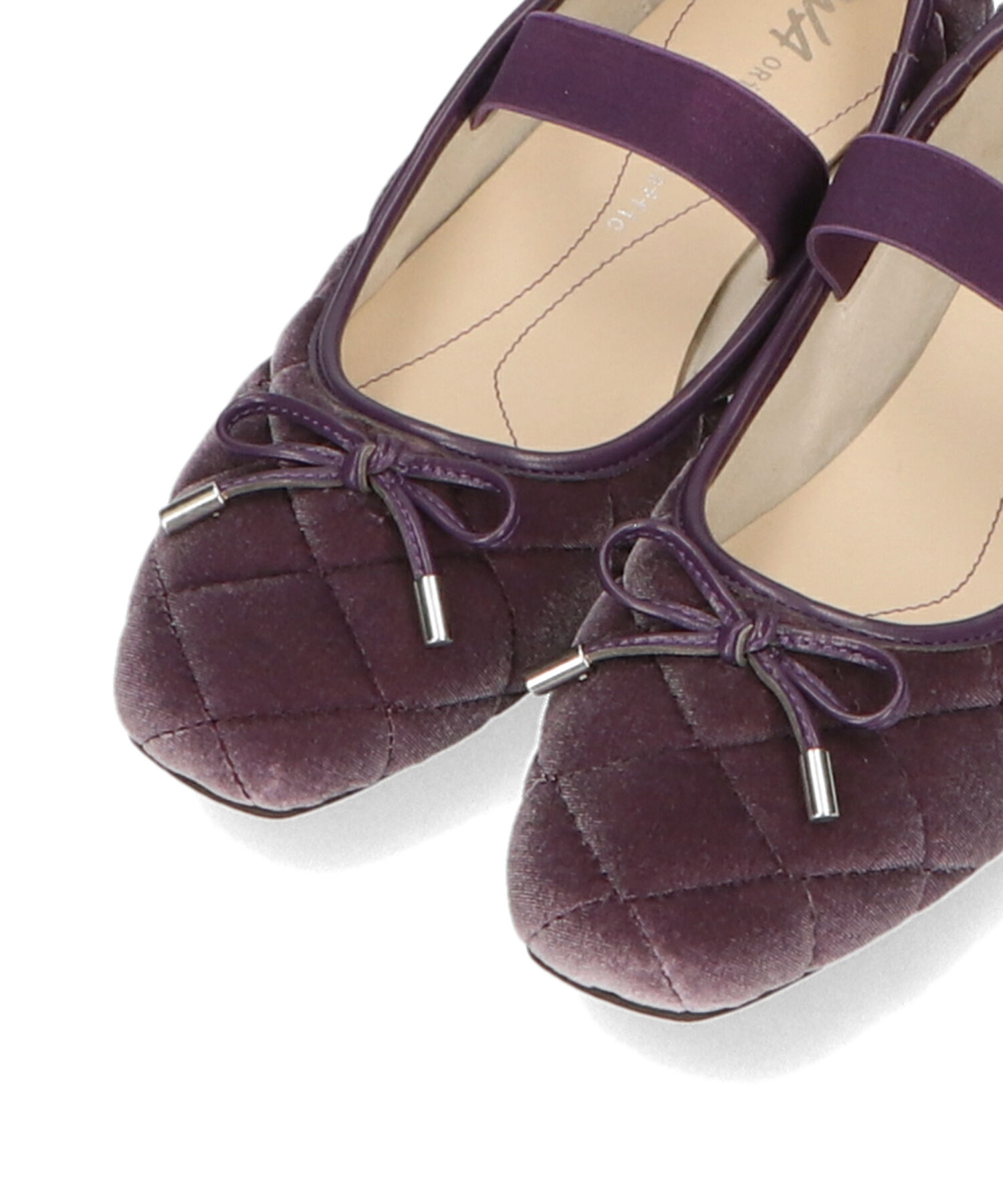 WA Oriental TRaffic「キルティング デザイン バレエ シューズ /42307」|パンプス|